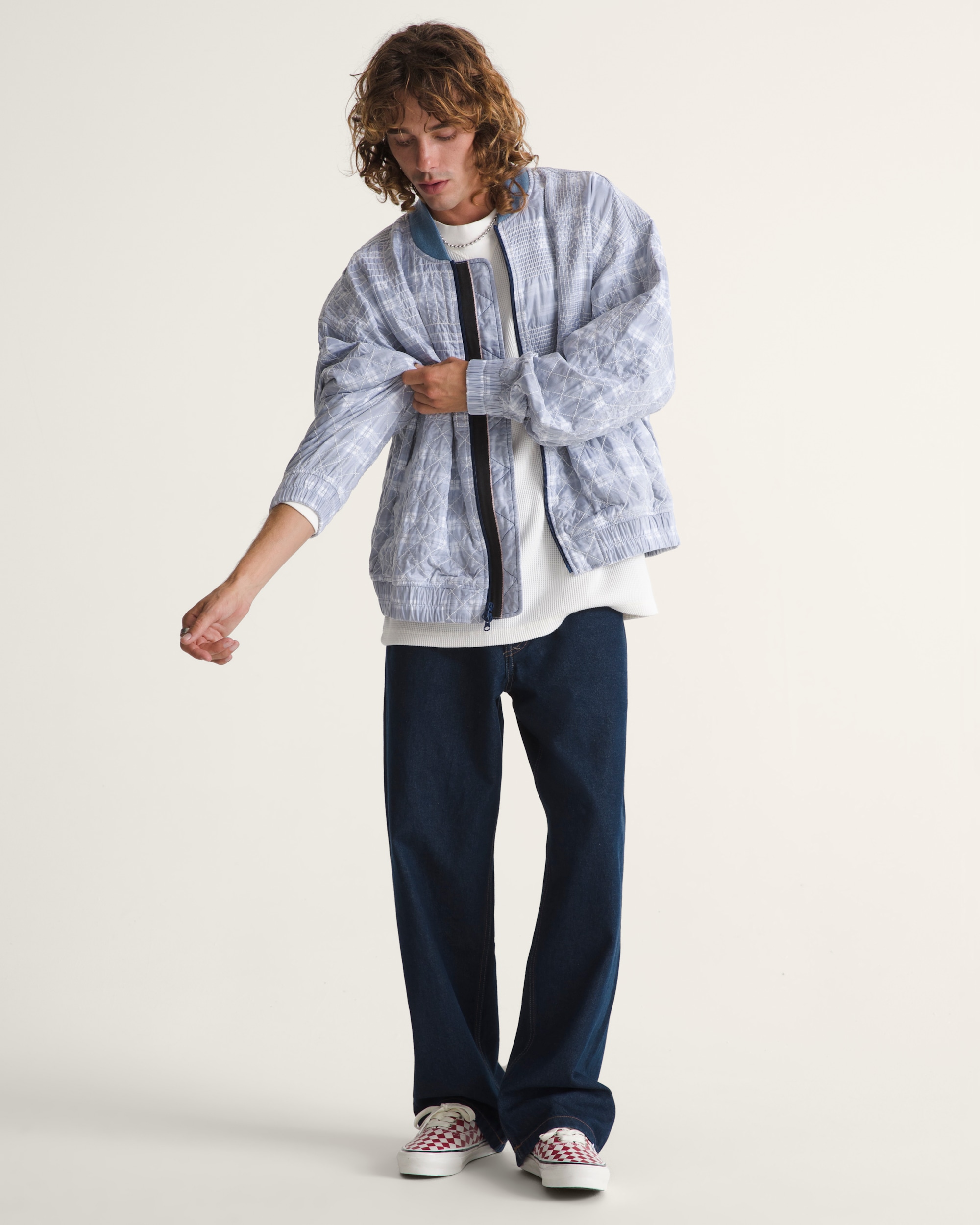 OTW by Vans X TDC Double Layered Bomber Jacket VANS Deep Indigo Blue ALT4