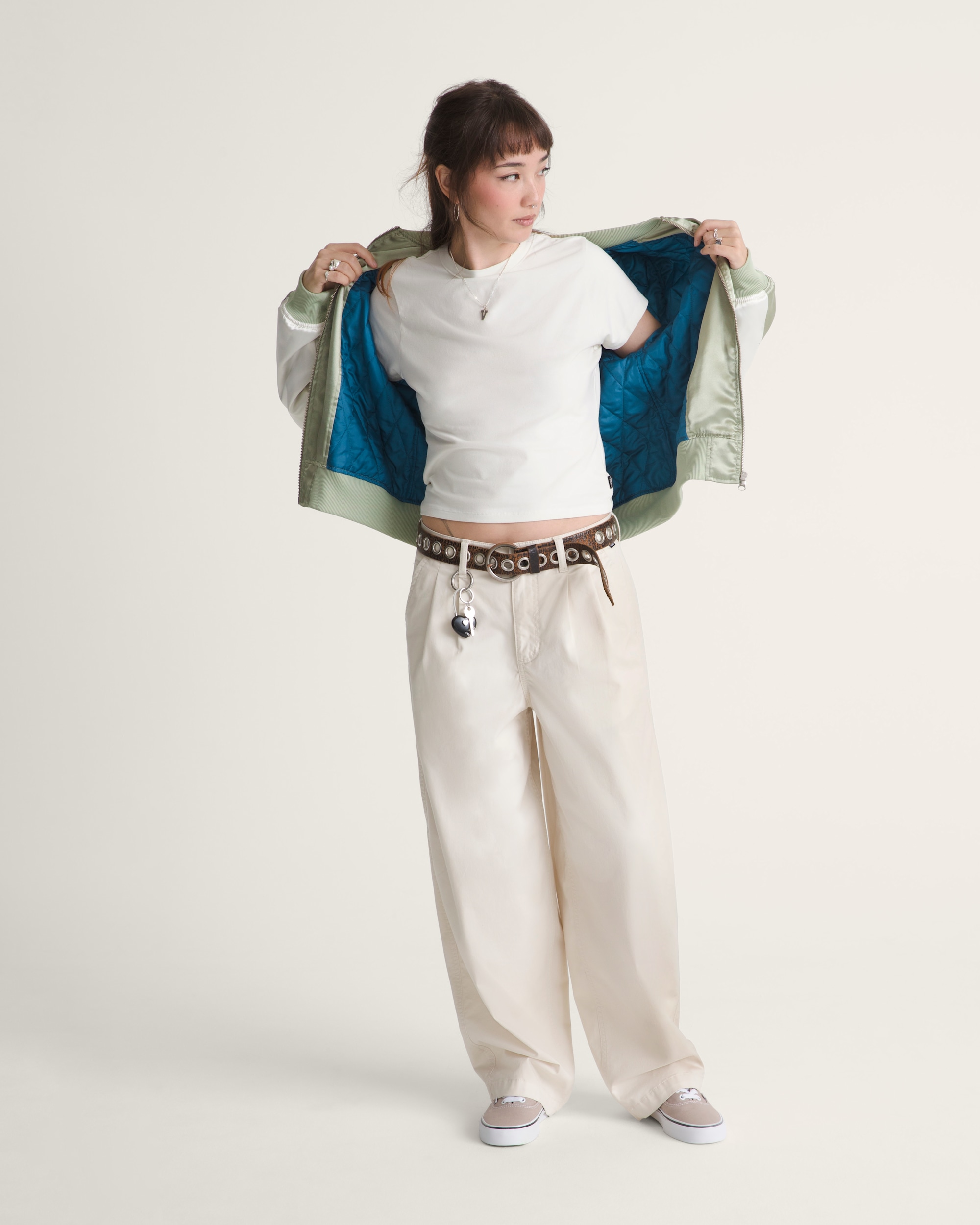 Souvenir Jacket VANS Soft Sage Green ALT4