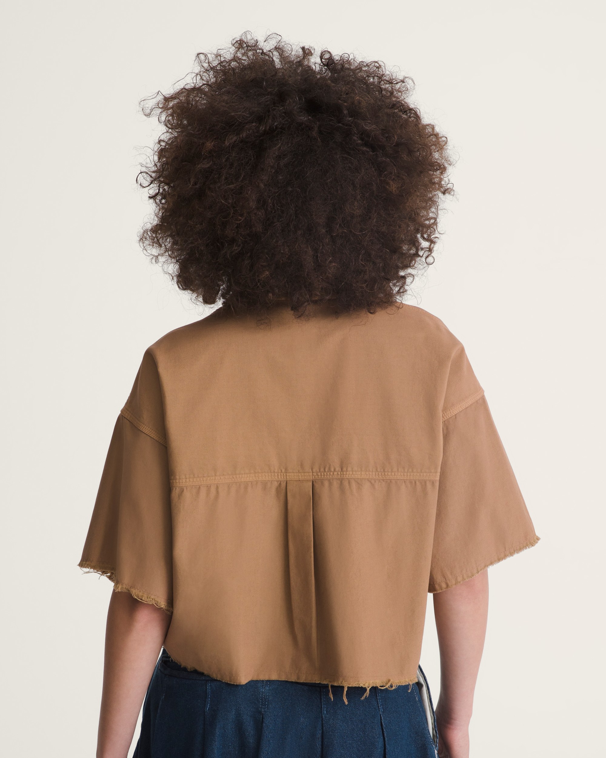 Crop Shirt VANS Dachshund Brown ALT3