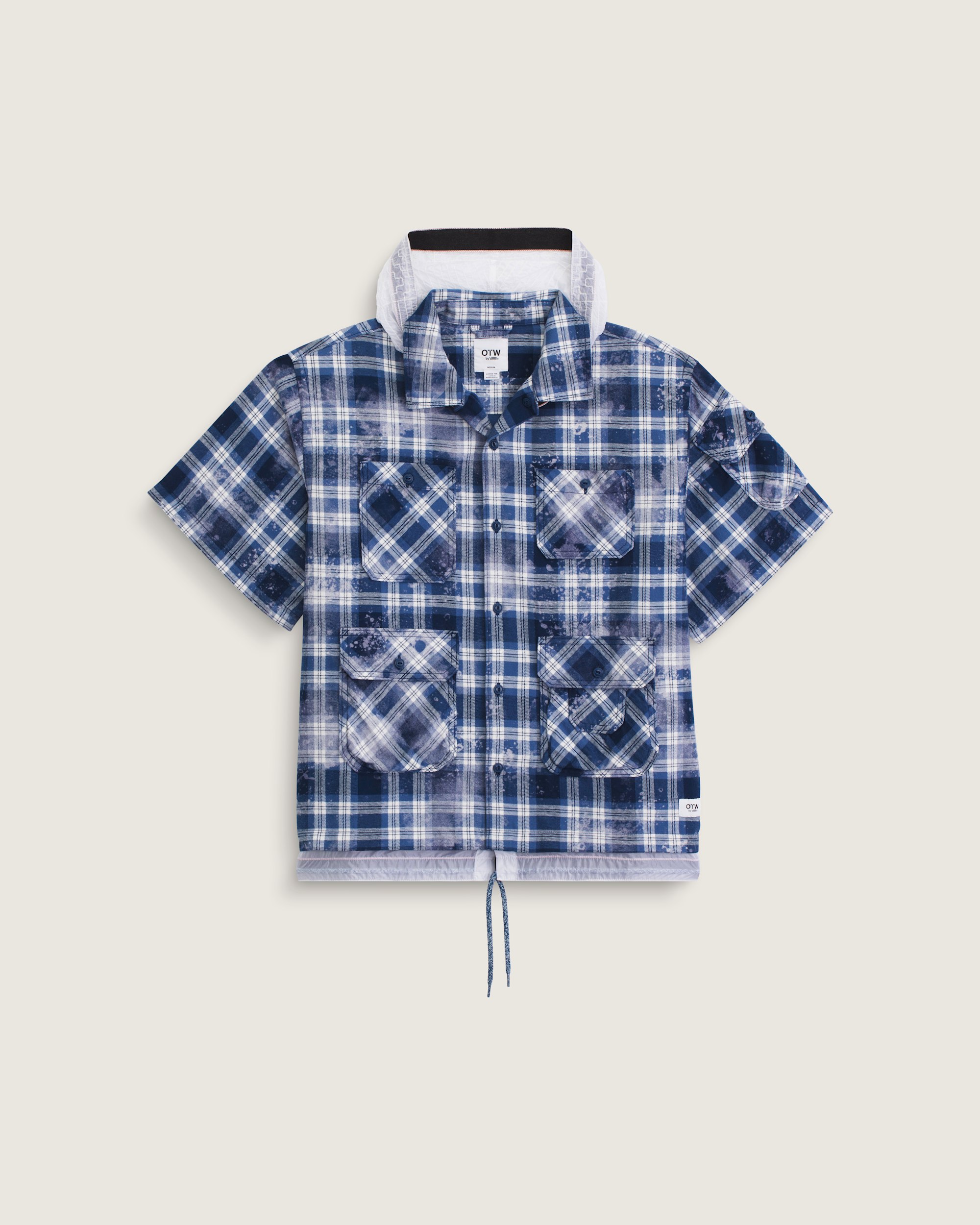 OTW by Vans X TDC Double Layered Shacket VANS Deep Indigo Blue HERO