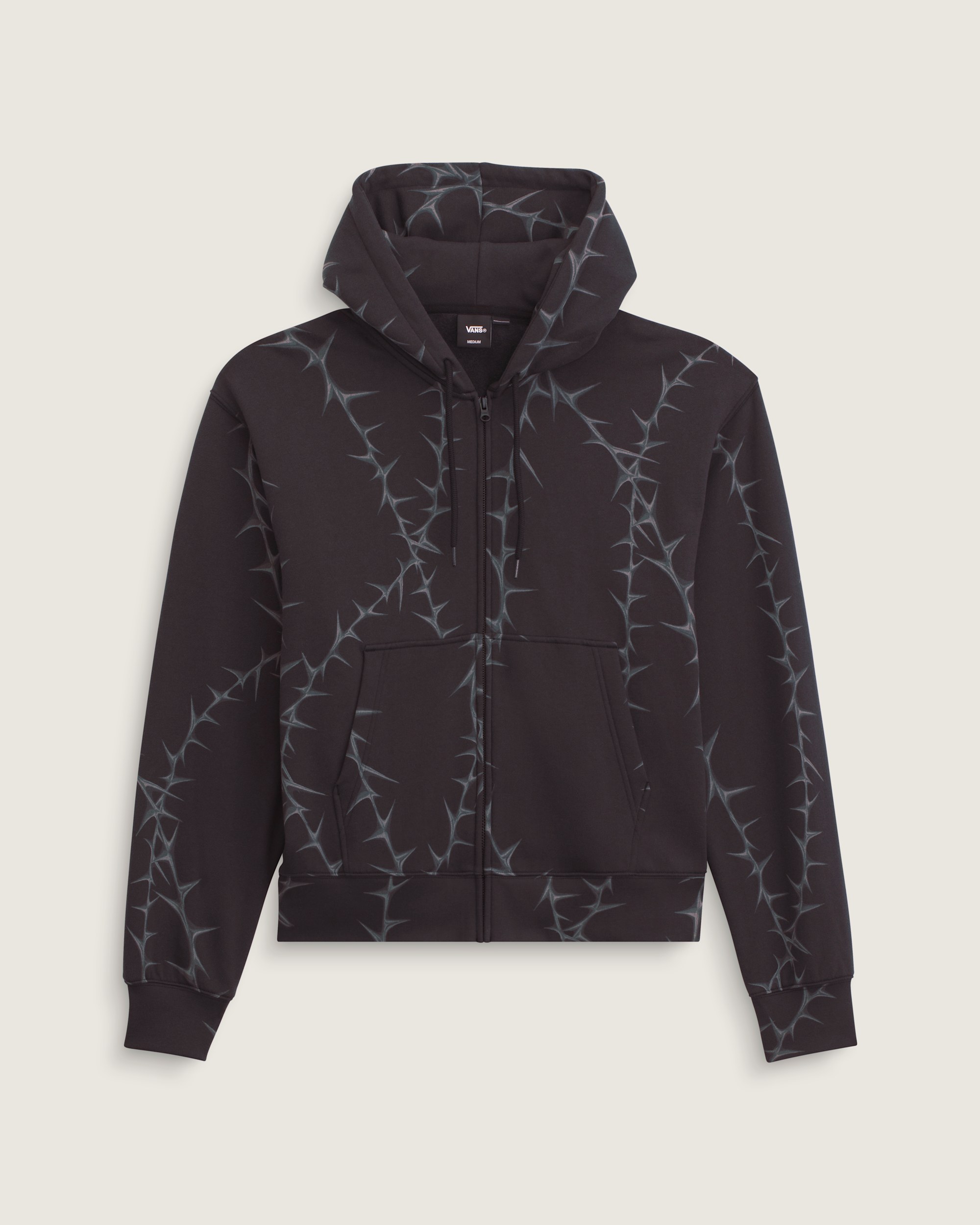 Prickler Patch Zip Hoodie VANS Black HERO