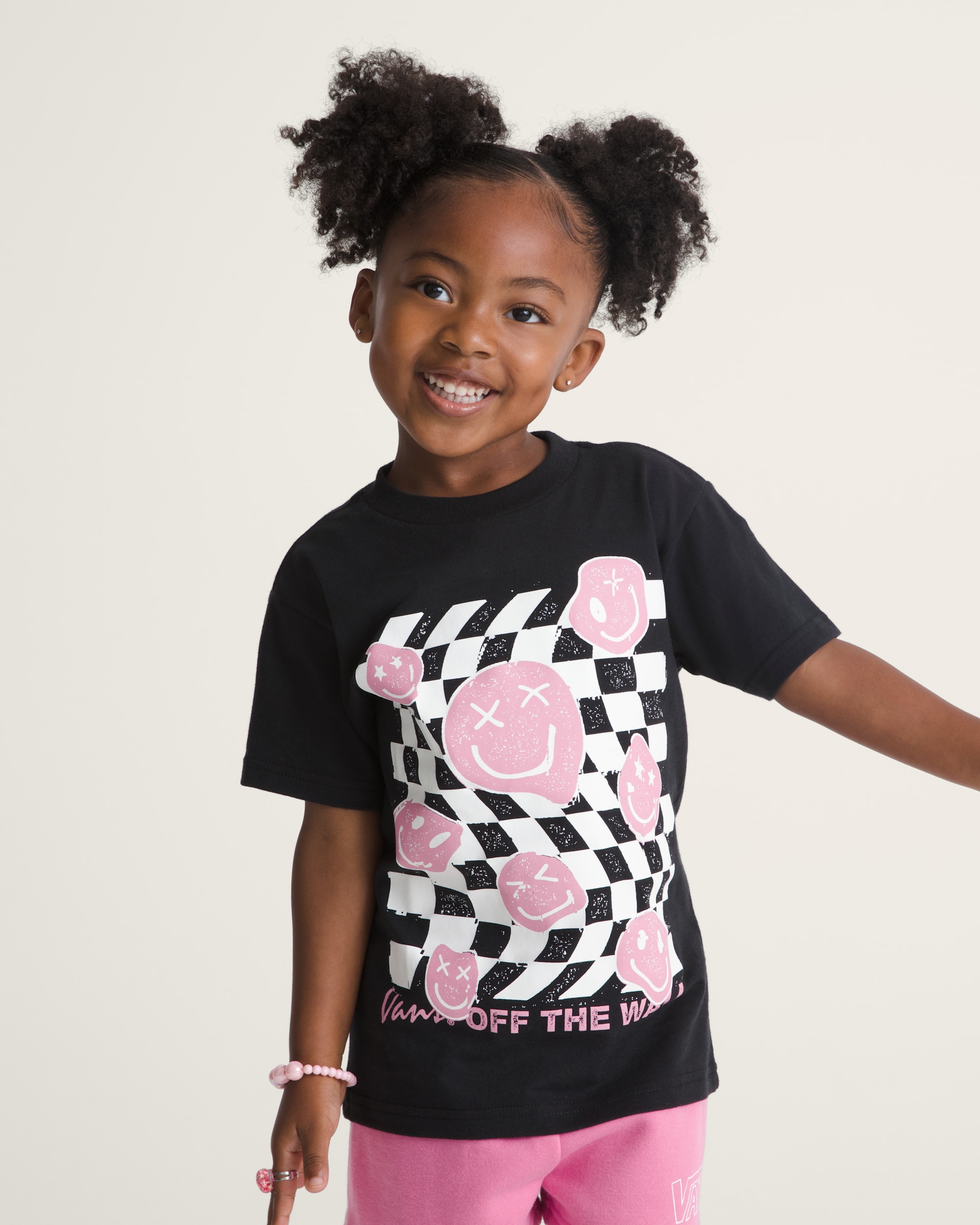 Little Kids Twisted Joy TShirt VANS Black ALT2