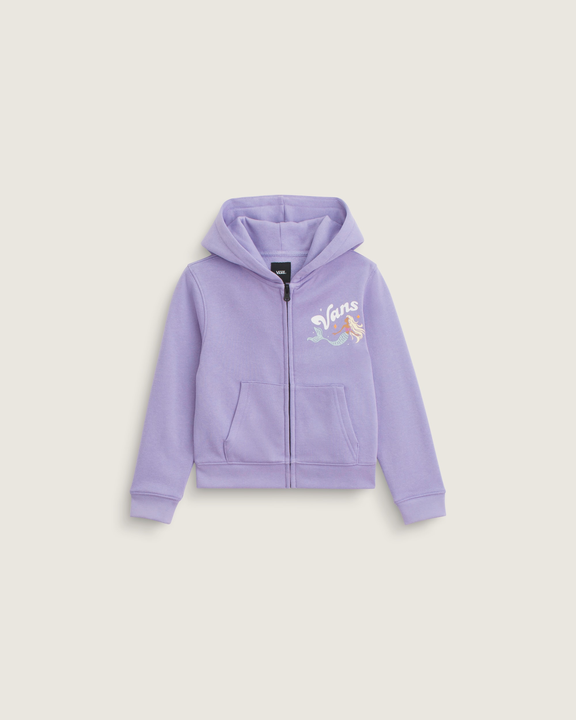 Little Kids Mermaid Zip Hoodie VANS Soft Orchid Purple ALT1
