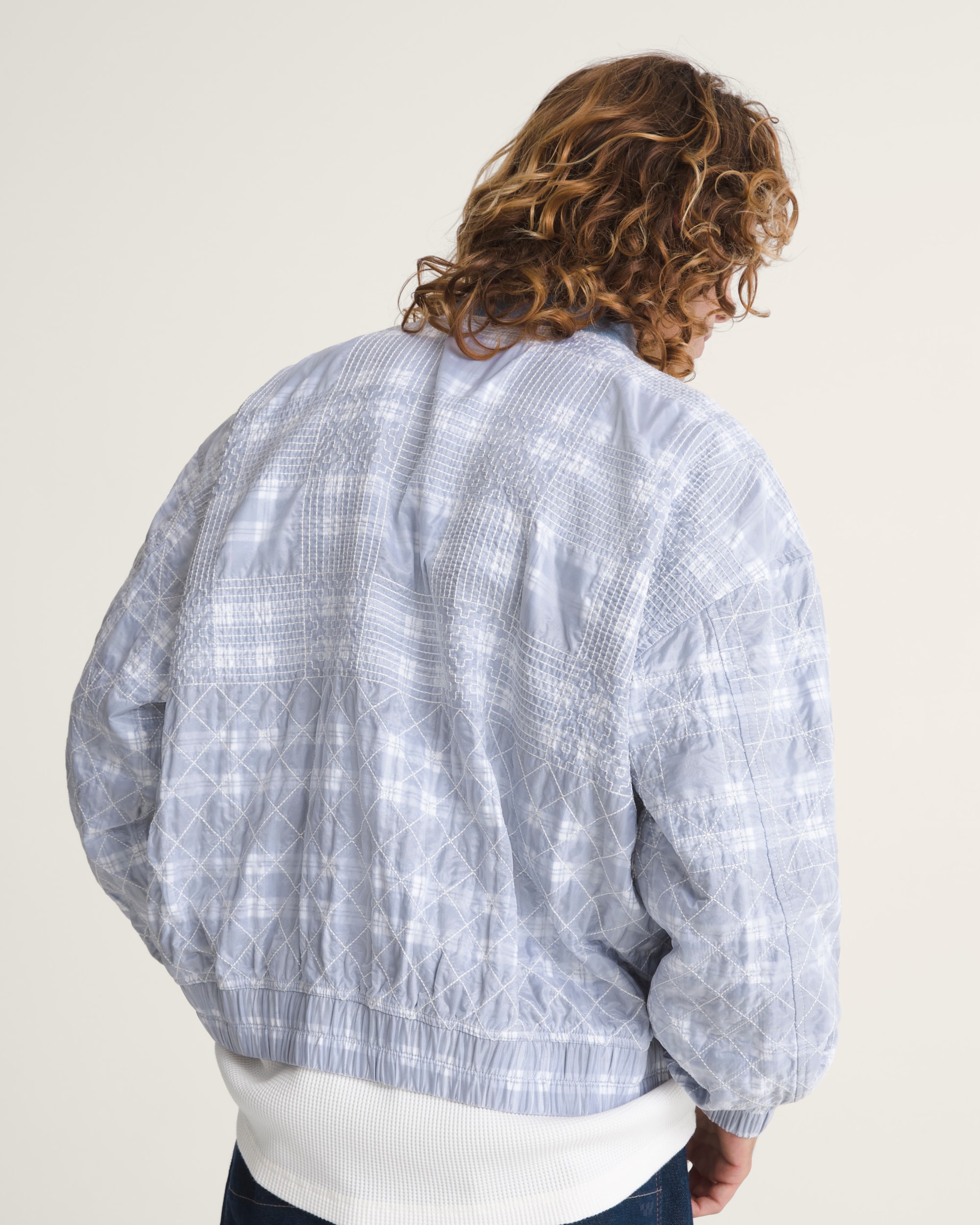 OTW by Vans X TDC Double Layered Bomber Jacket VANS Deep Indigo Blue ALT3