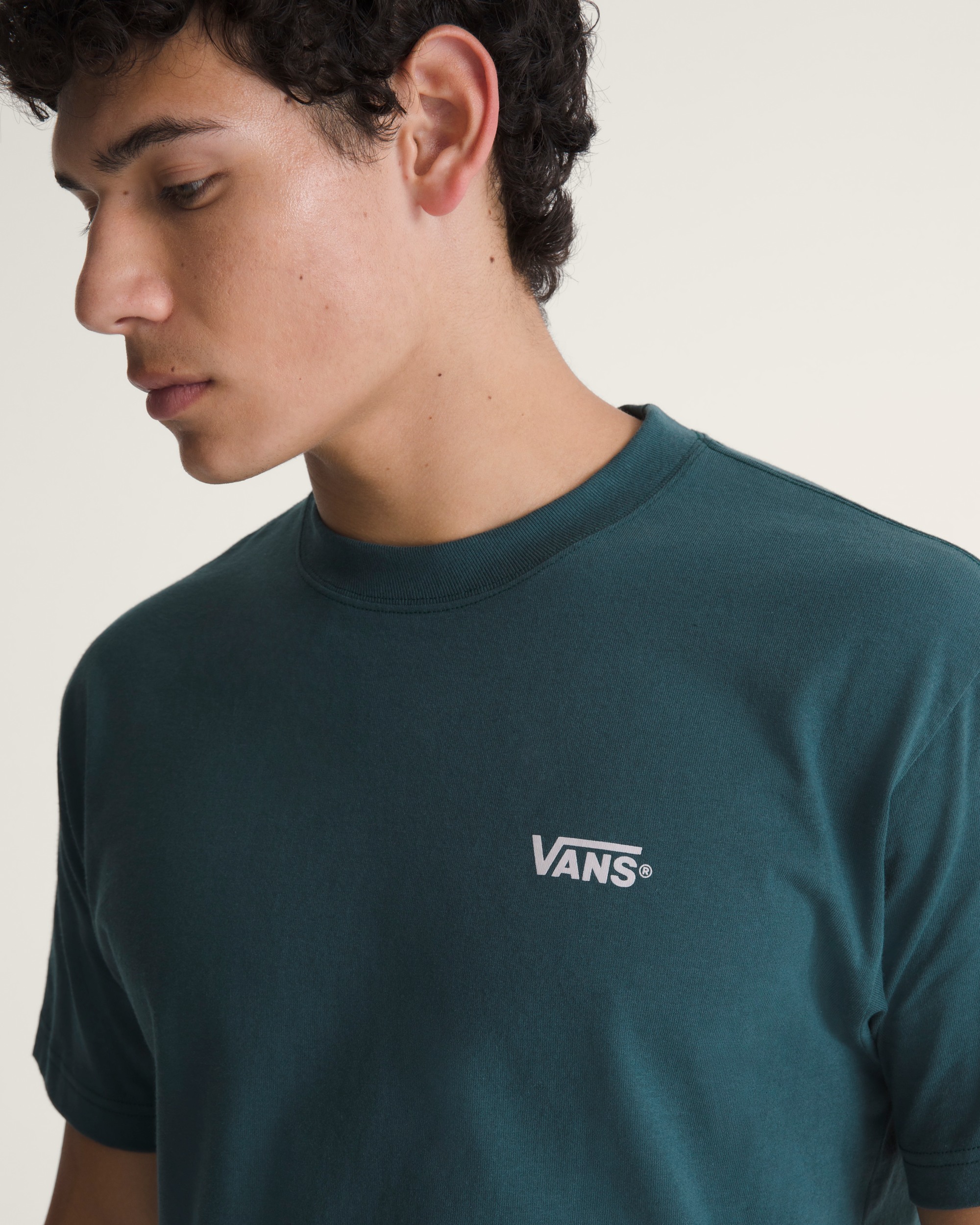 New Left Chest TShirt VANS Mossy Olive Green ALT4