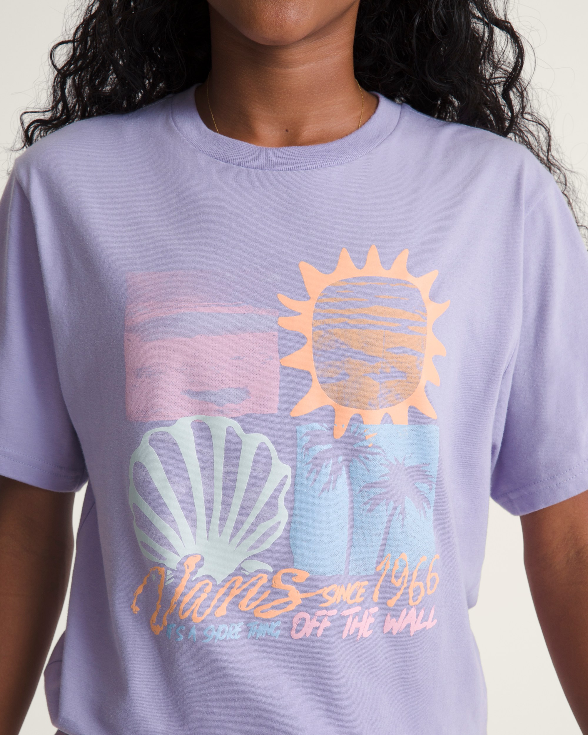 Kids Shore Thing TShirt VANS Soft Orchid Purple ALT4