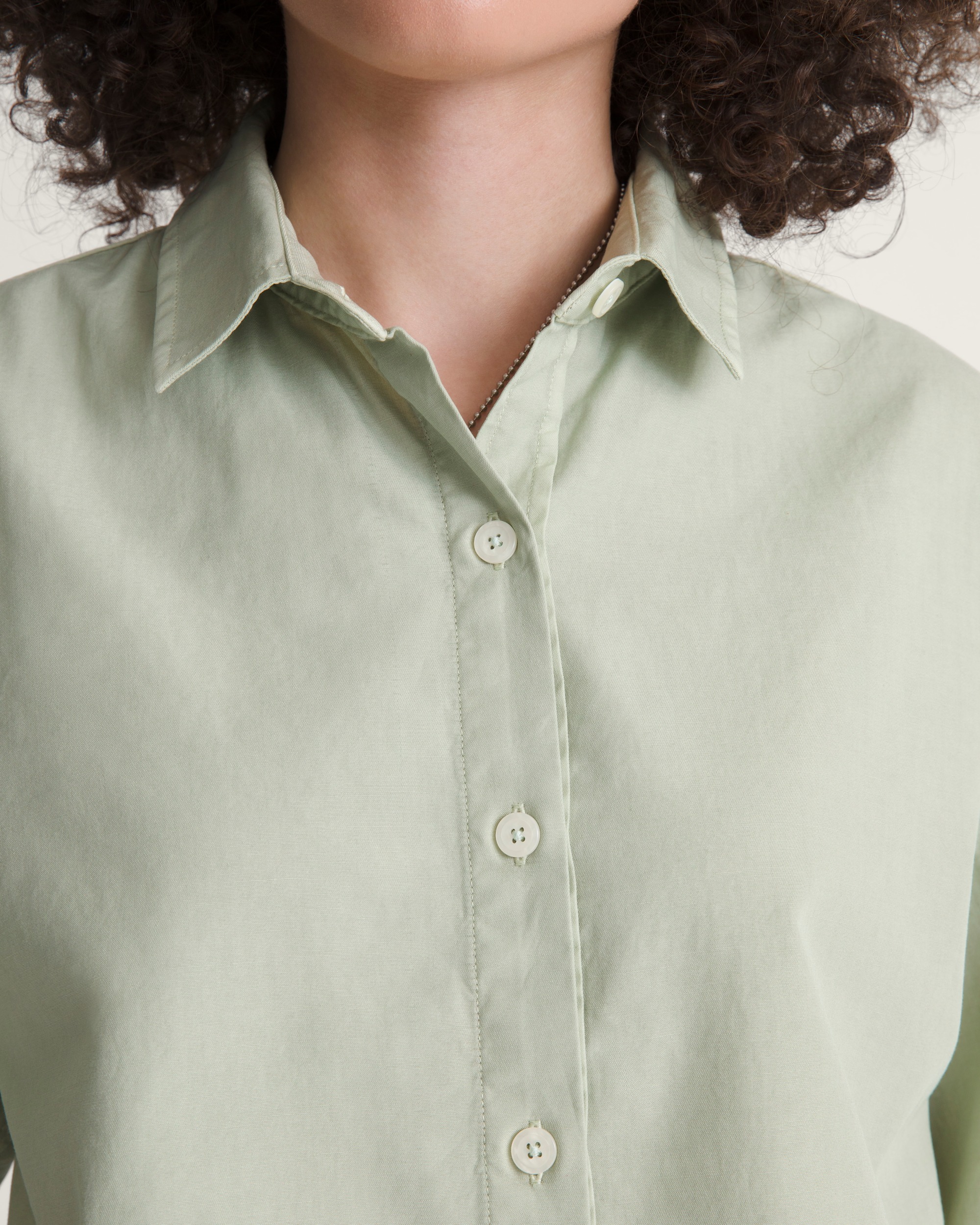 Crop Shirt VANS Soft Sage Green ALT4