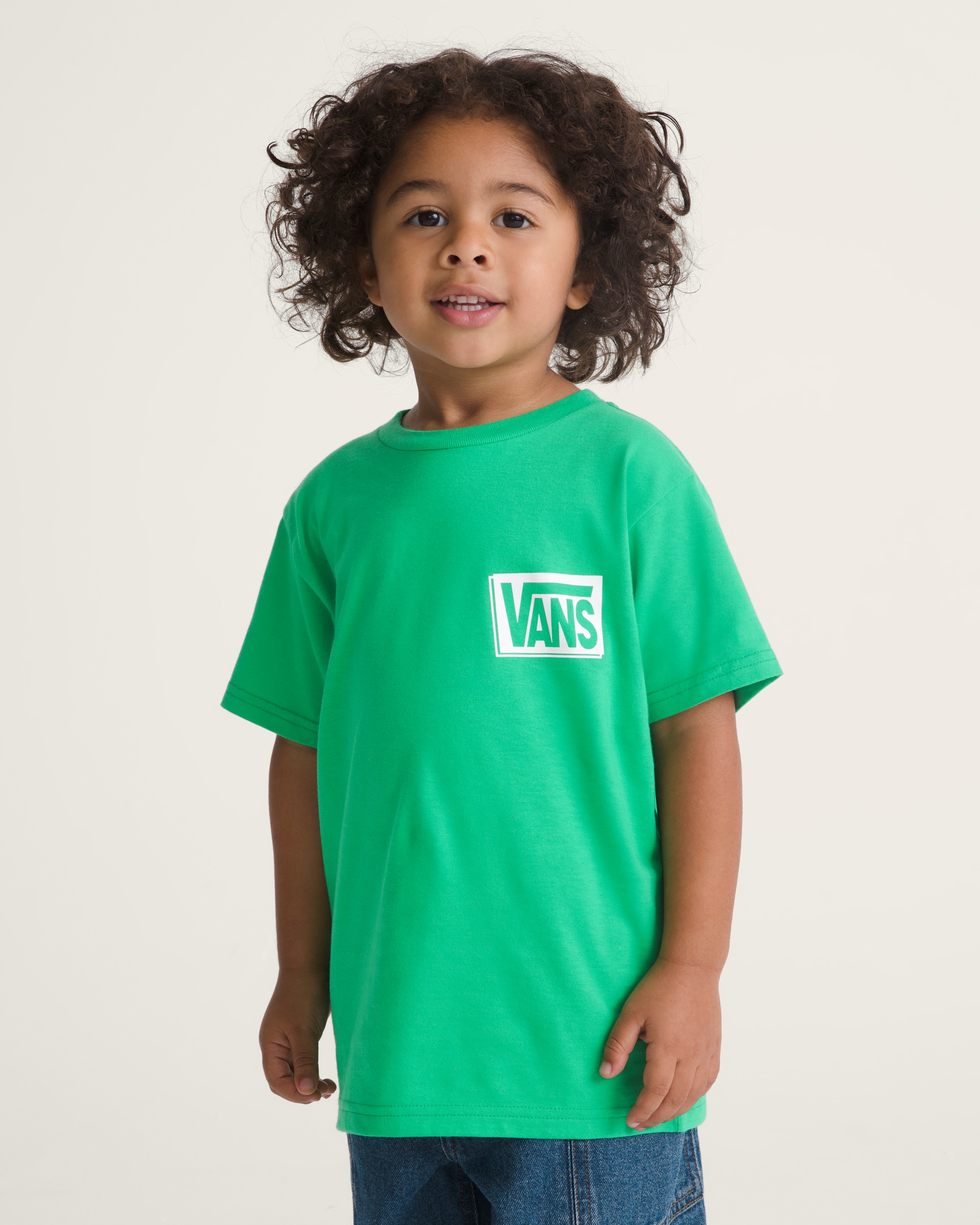 Little Kids Sano TShirt VANS Vivid Verdant Green ALT2