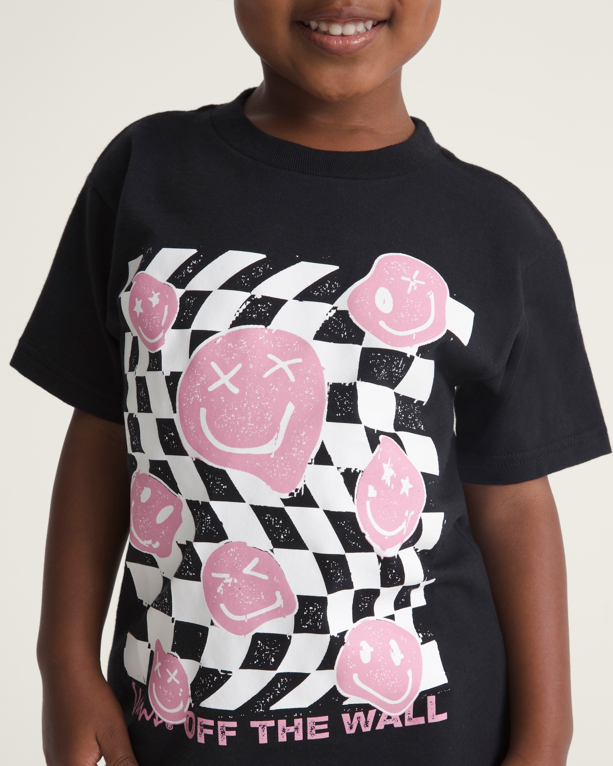 Little Kids Twisted Joy TShirt VANS Black ALT4