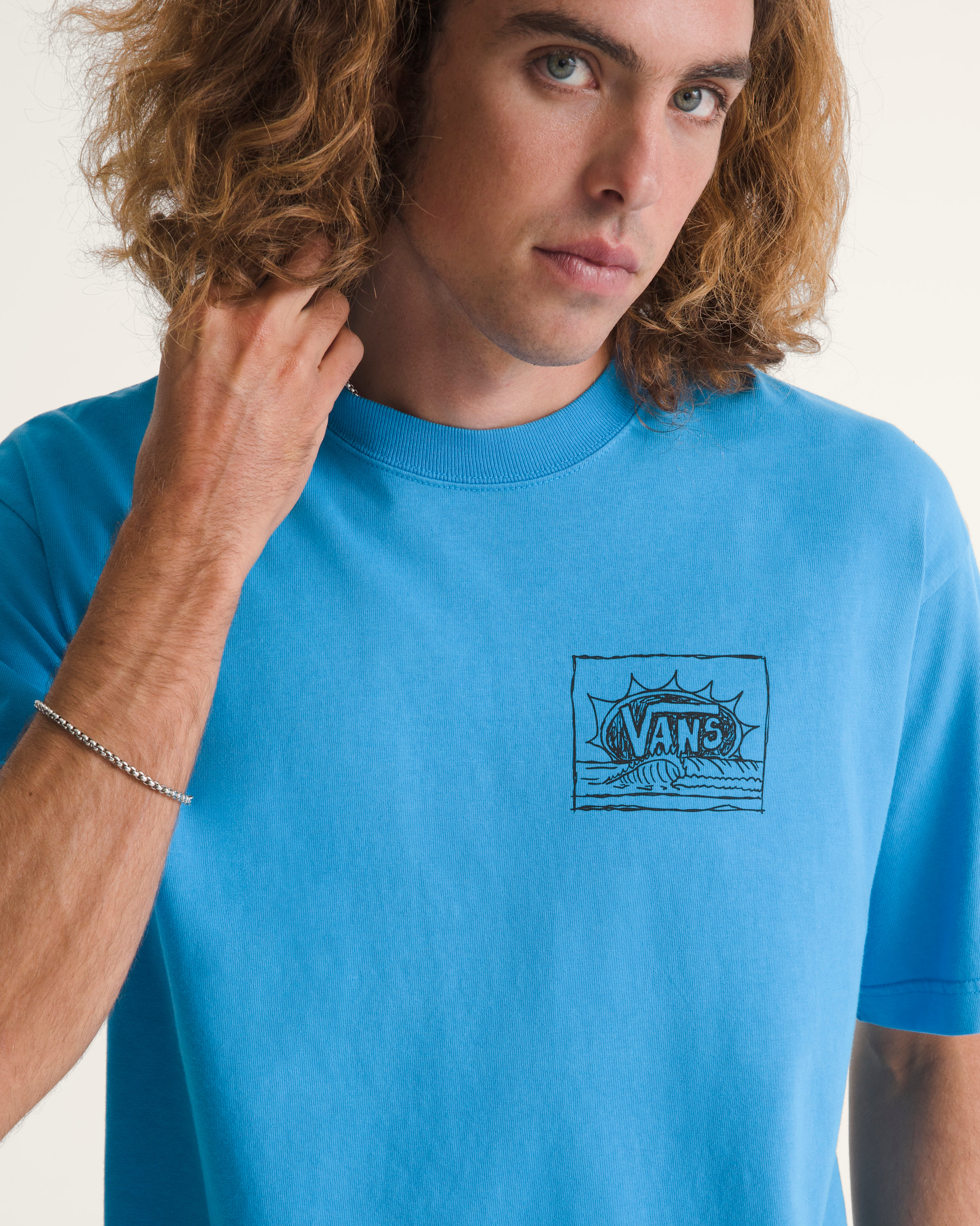 Bright Day TShirt VANS Bright Azure Blue ALT4