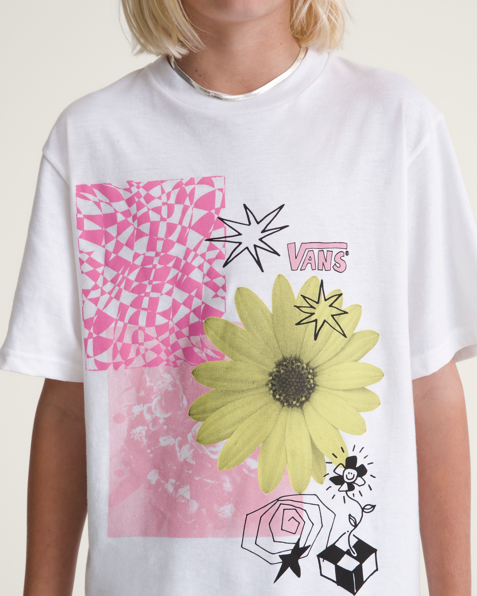 Kids Dream Big TShirt VANS White ALT4