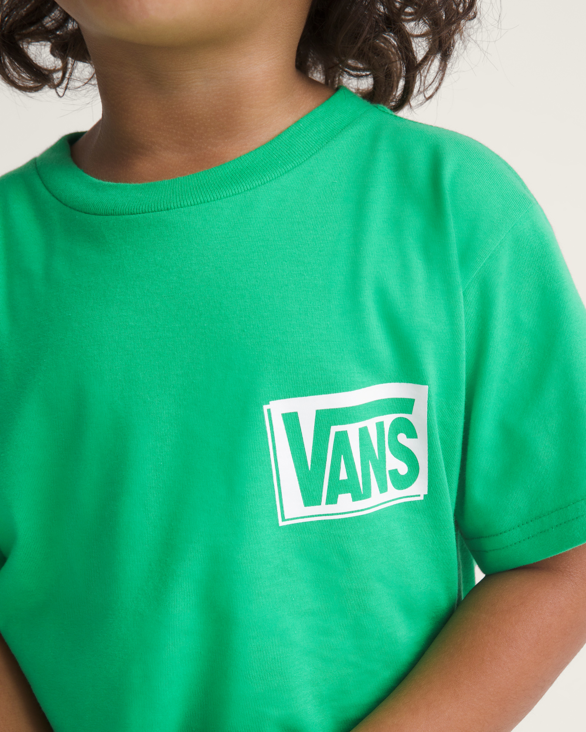 Little Kids Sano TShirt VANS Vivid Verdant Green ALT4