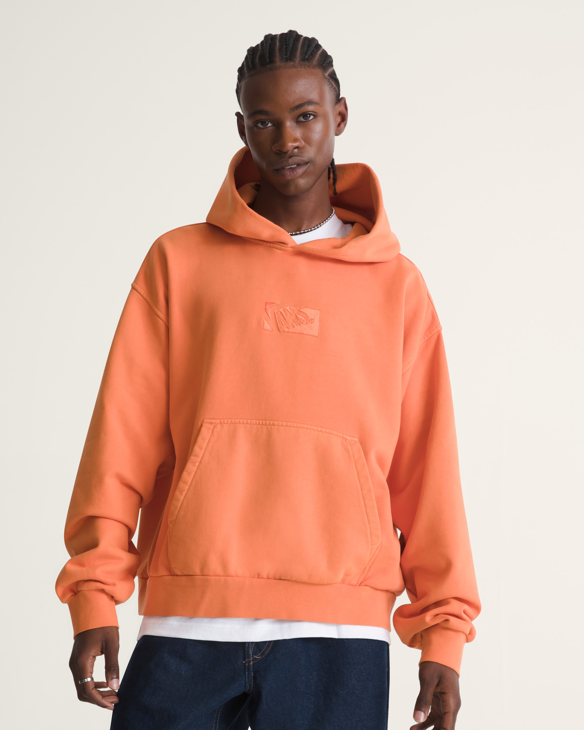 Premium Pullover Hoodie VANS Sunset Orange ALT2