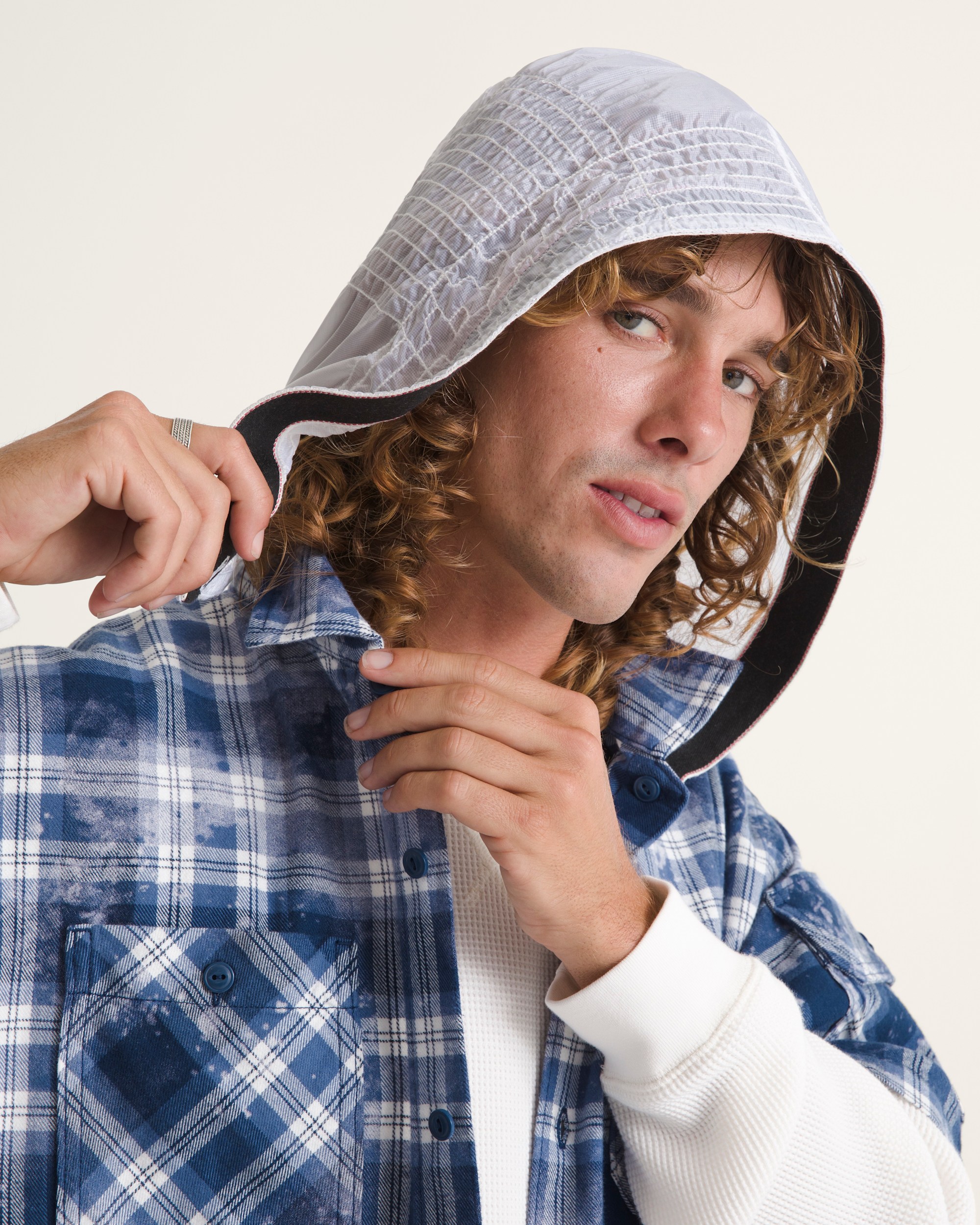 OTW by Vans X TDC Double Layered Shacket VANS Deep Indigo Blue ALT6