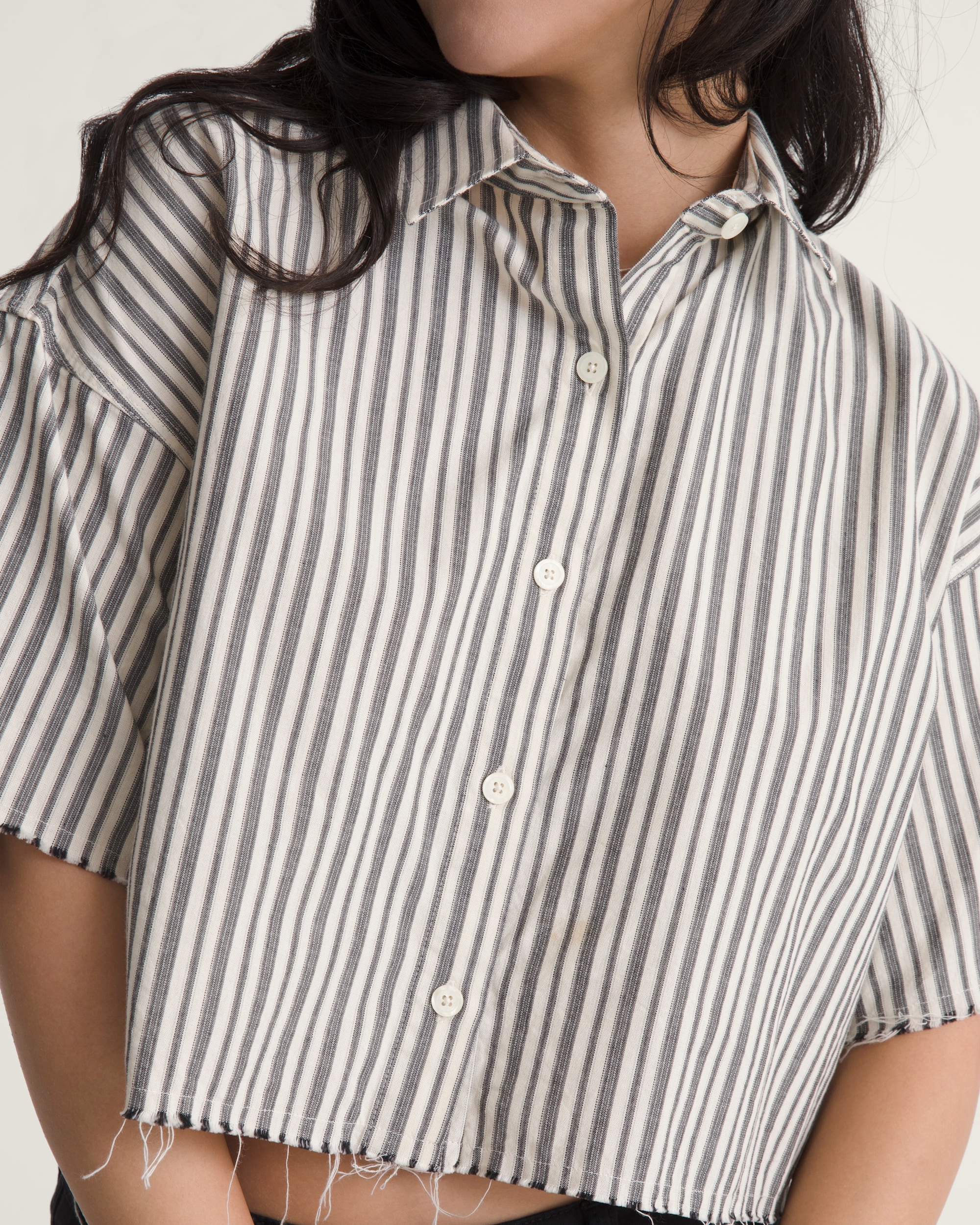 Crop Shirt VANS BlackWhite ALT4