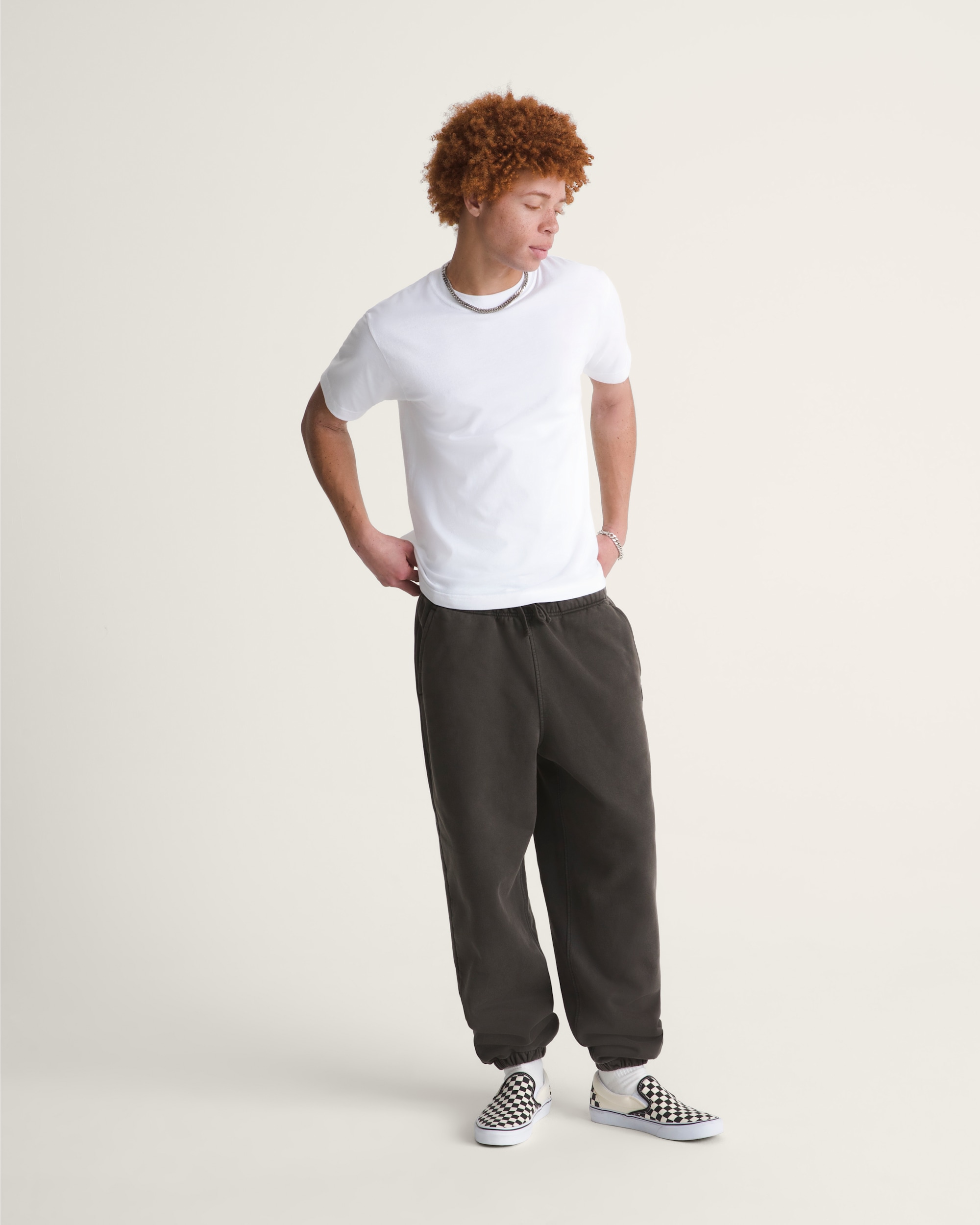 Premium Fleece Sweat Pants VANS Faded Black ALT3