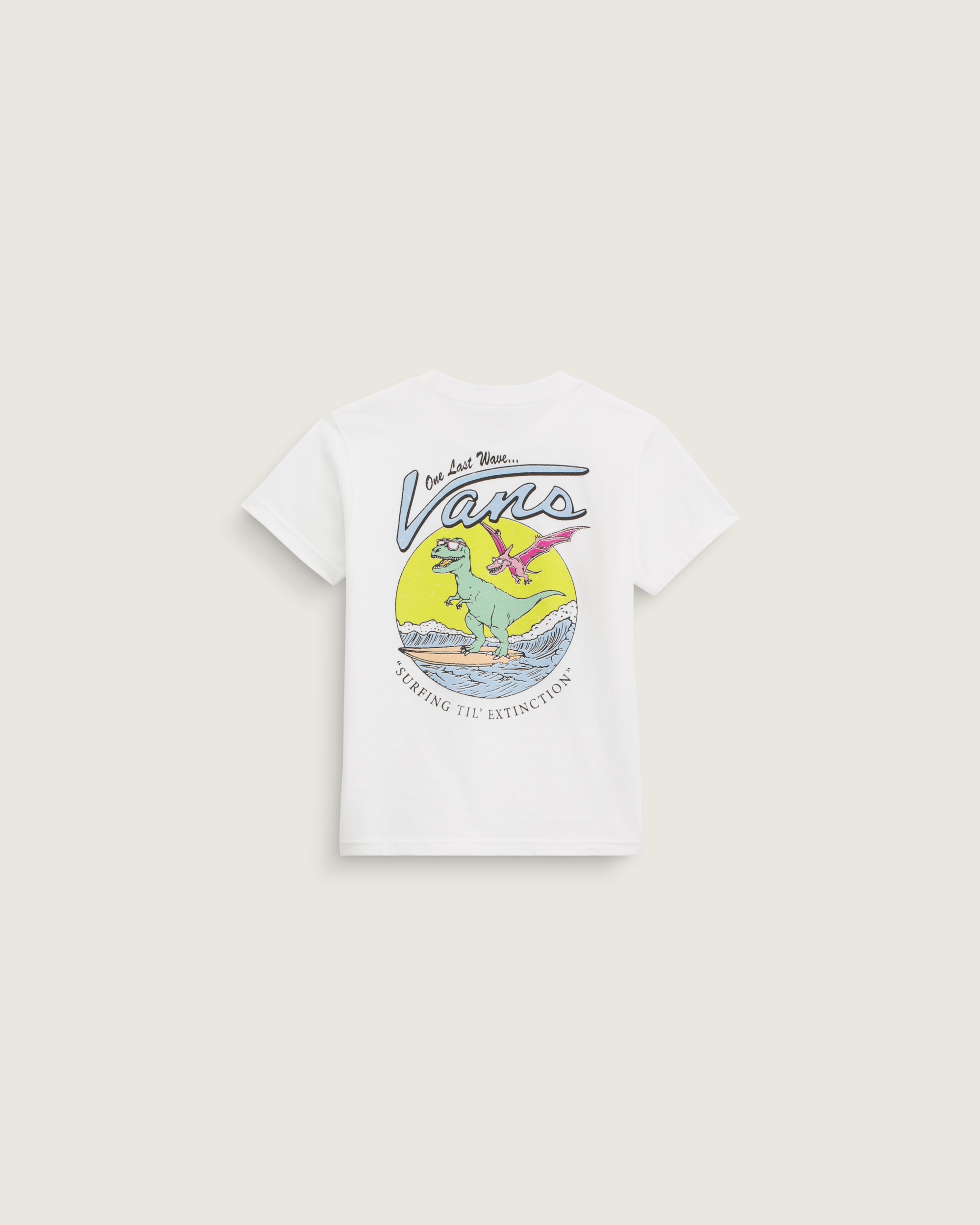 Little Kids Surfing Til Extinction TShirt VANS White HERO