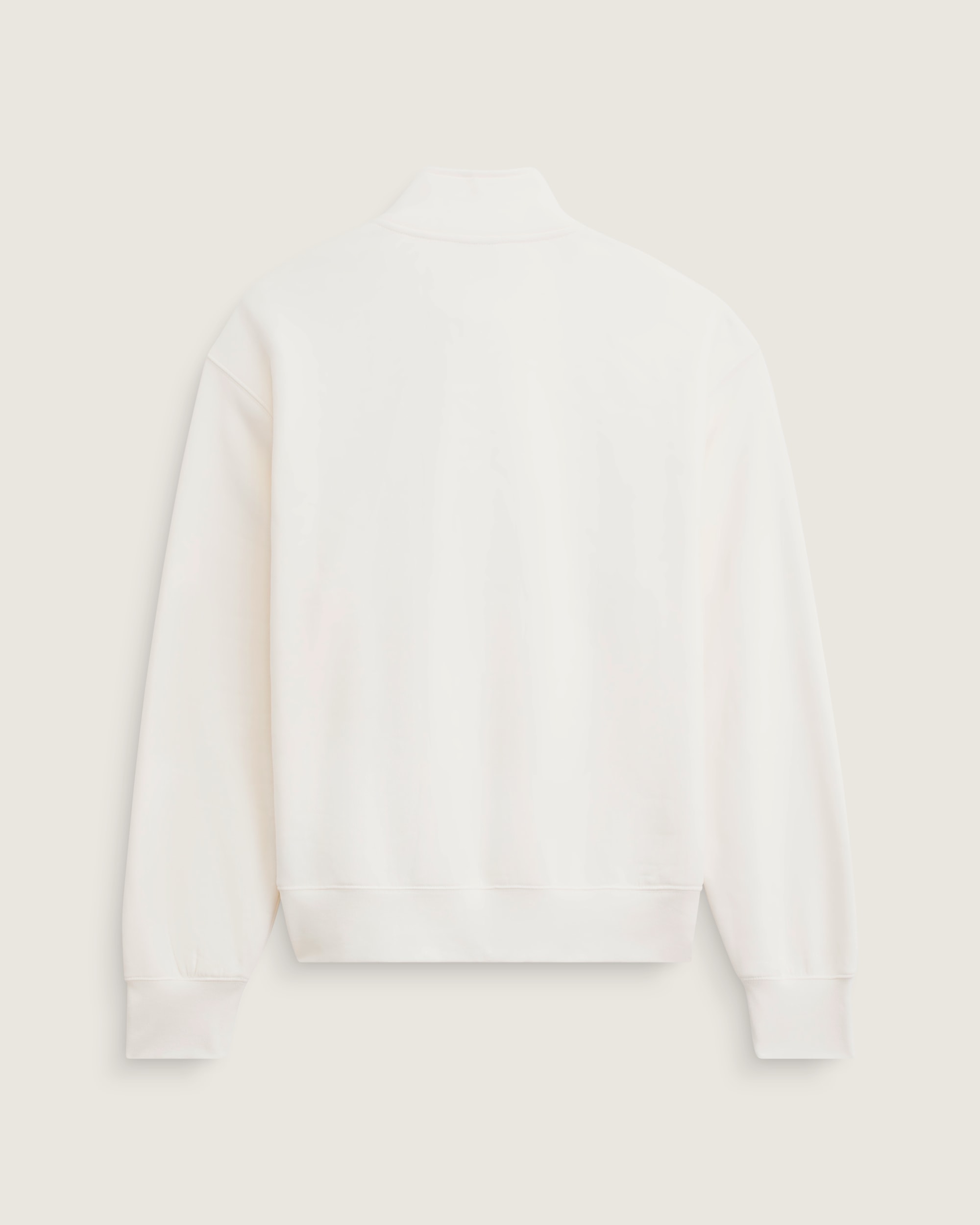 Quarter Zip Sweatshirt VANS Egret White ALT1