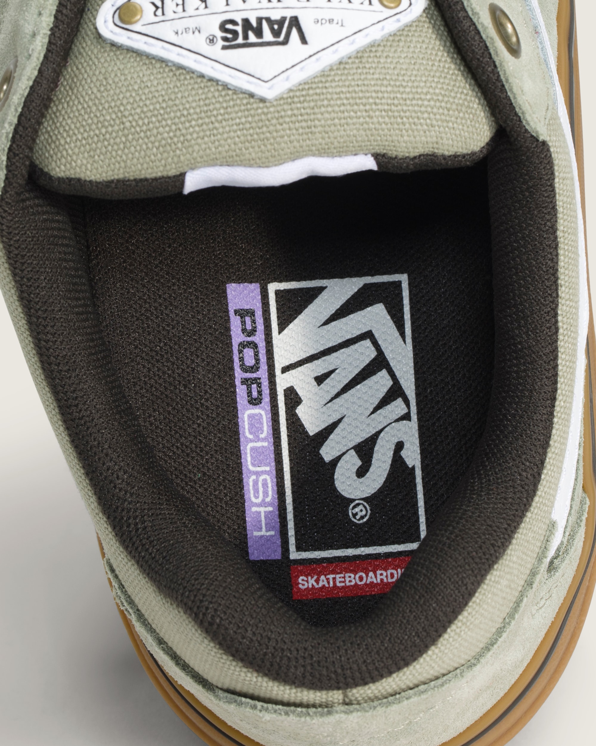 Skate Kyle Walker Wafflecup Shoe VANS Gum Light Green ALT4