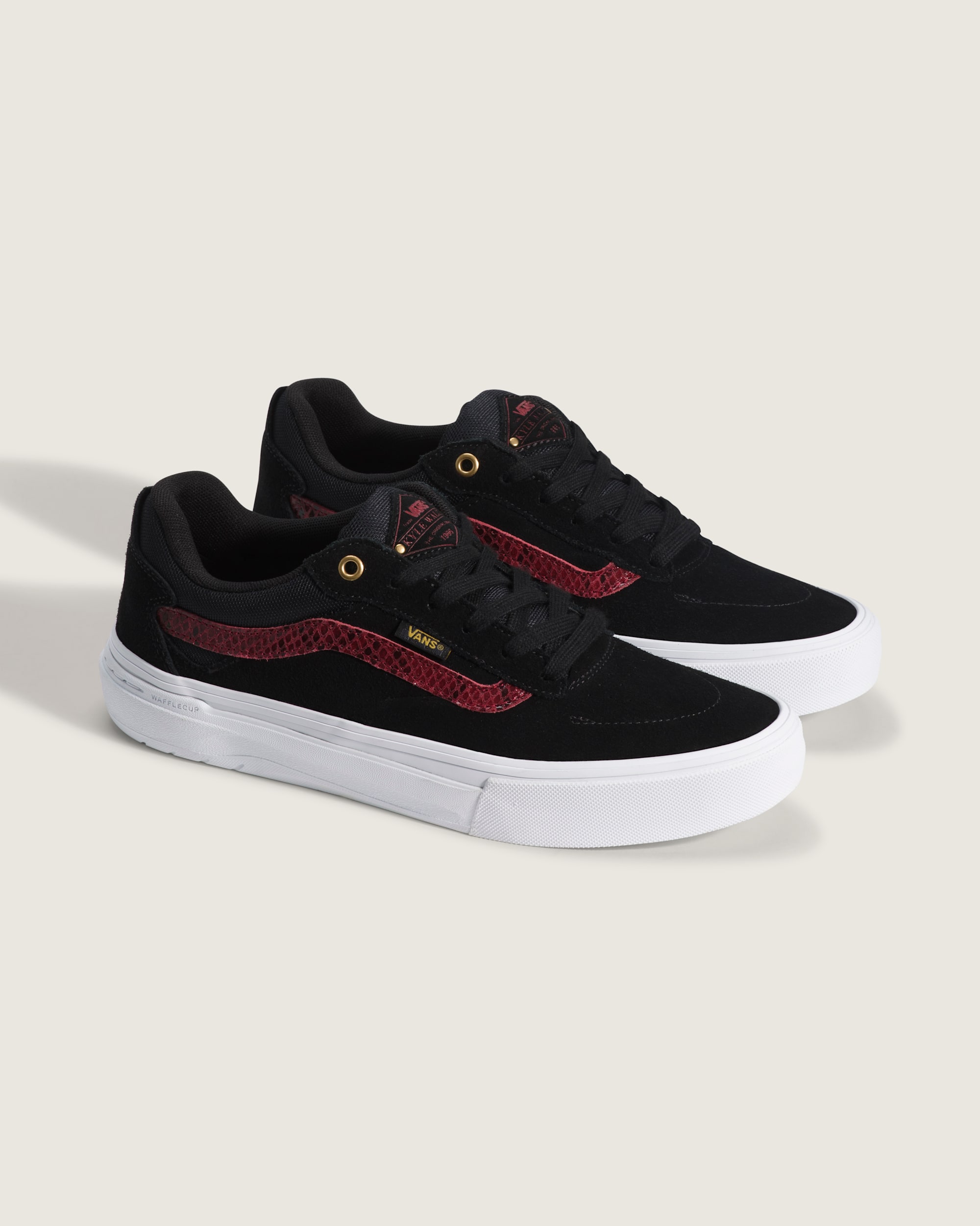 Skate Kyle Walker Wafflecup Shoe VANS Pyton Black ALT1