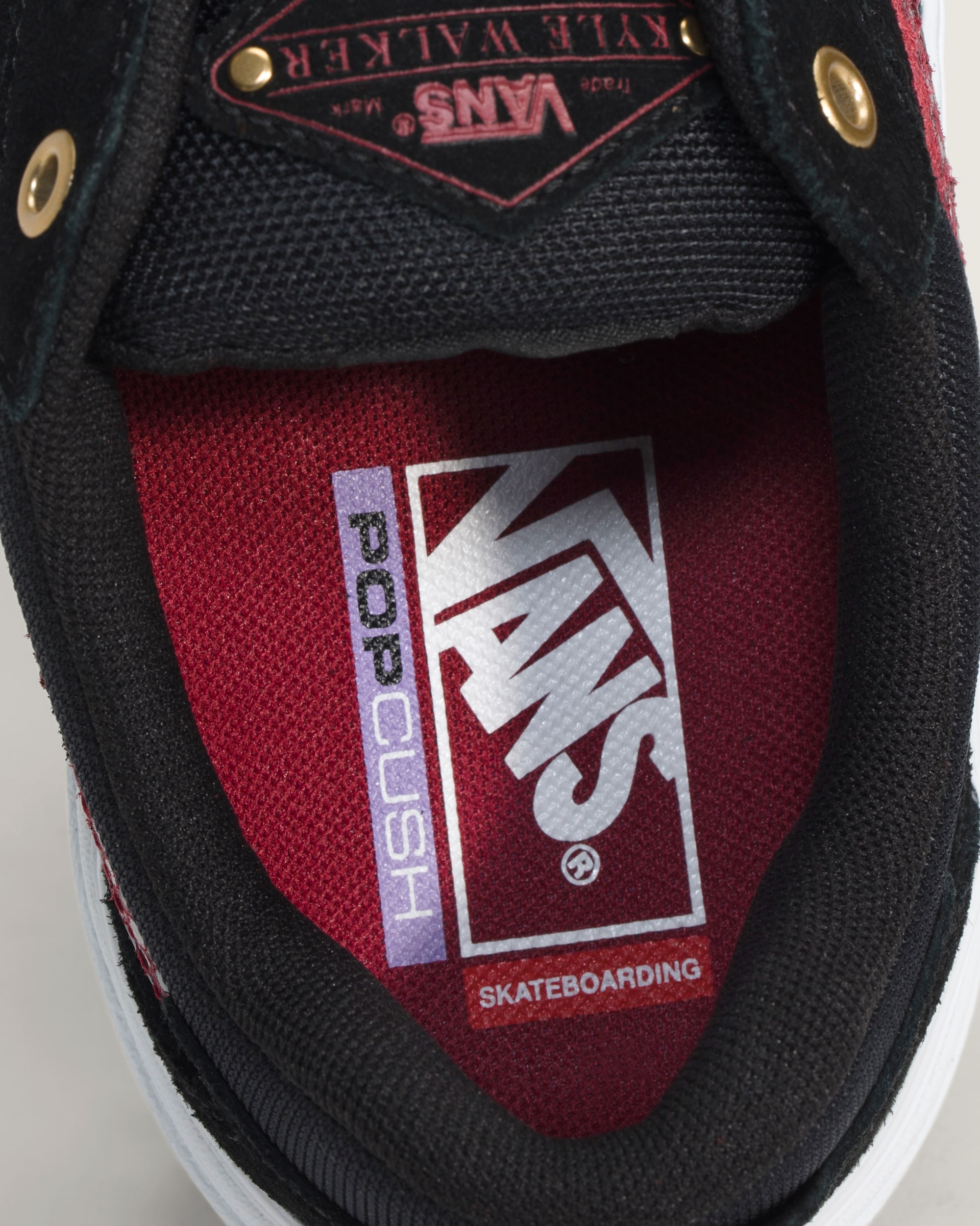 Skate Kyle Walker Wafflecup Shoe VANS Pyton Black ALT4