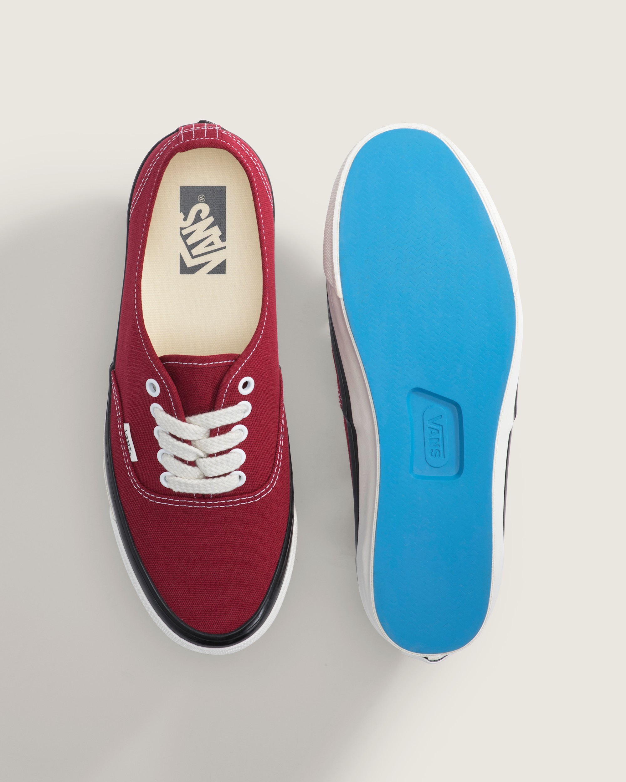 Premium Authentic Deck Shoe VANS Bordeaux Red ALT2