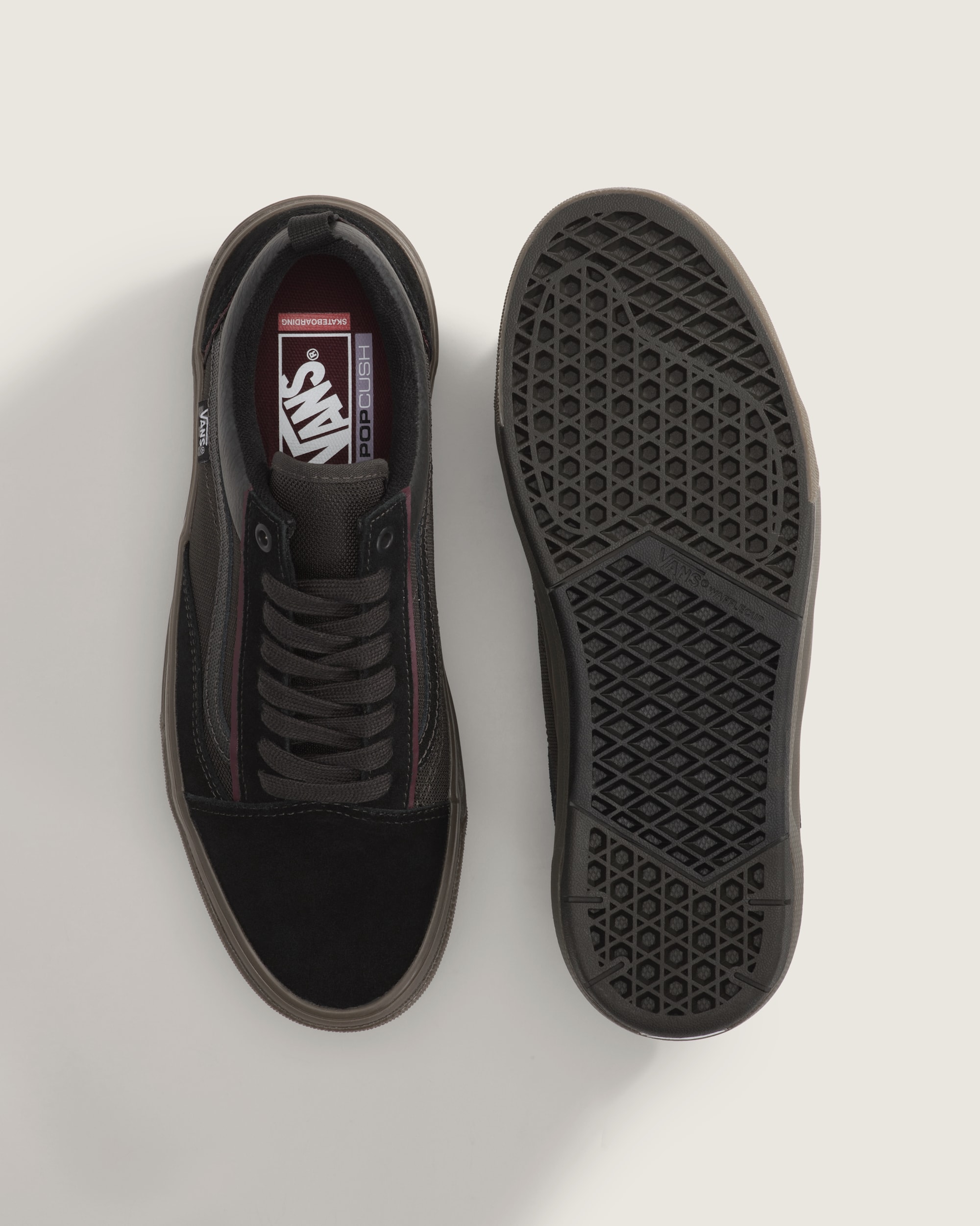 Skate Old Skool Wafflecup Shoe VANS Gum Black ALT2