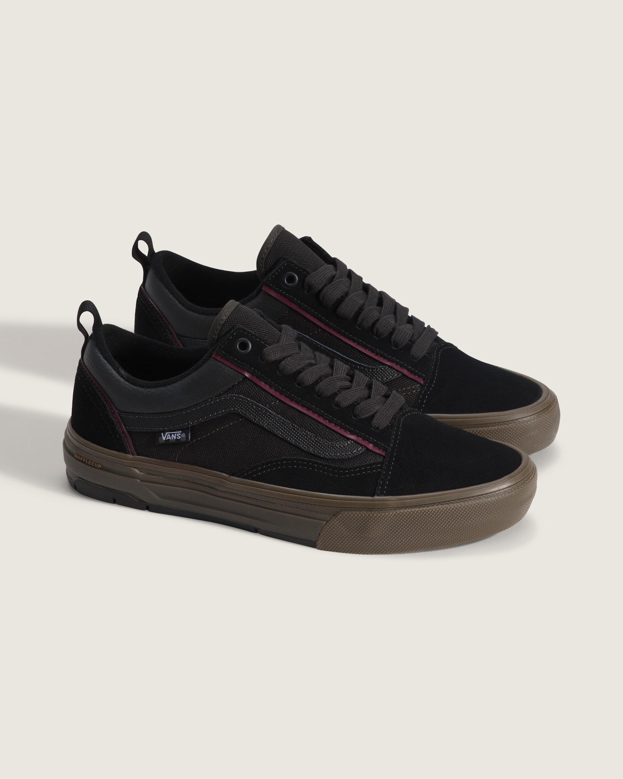 Skate Old Skool Wafflecup Shoe VANS Gum Black ALT1
