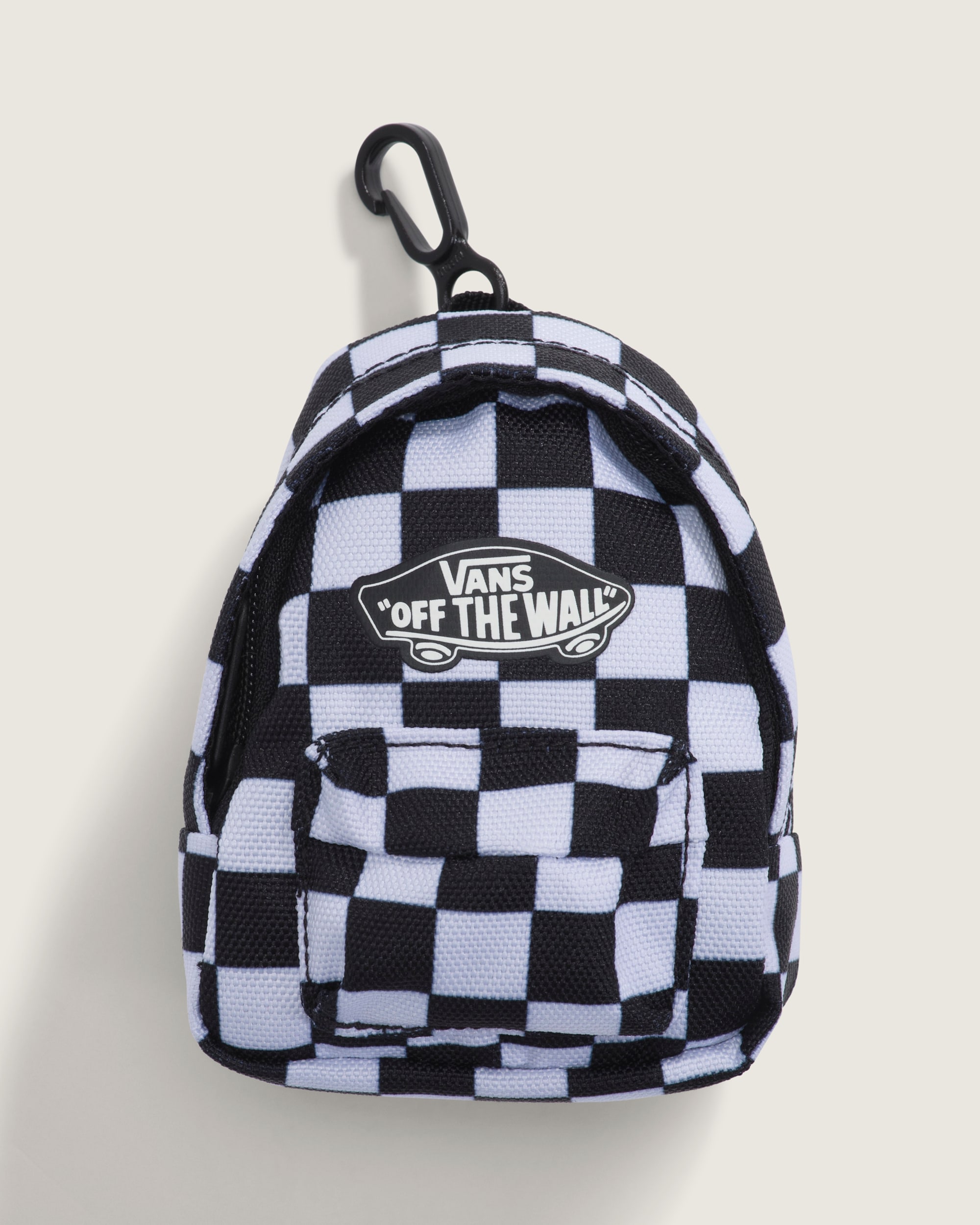 Breloque de sac Micro Old Skool  damier VANS Noir  Blanc HERO