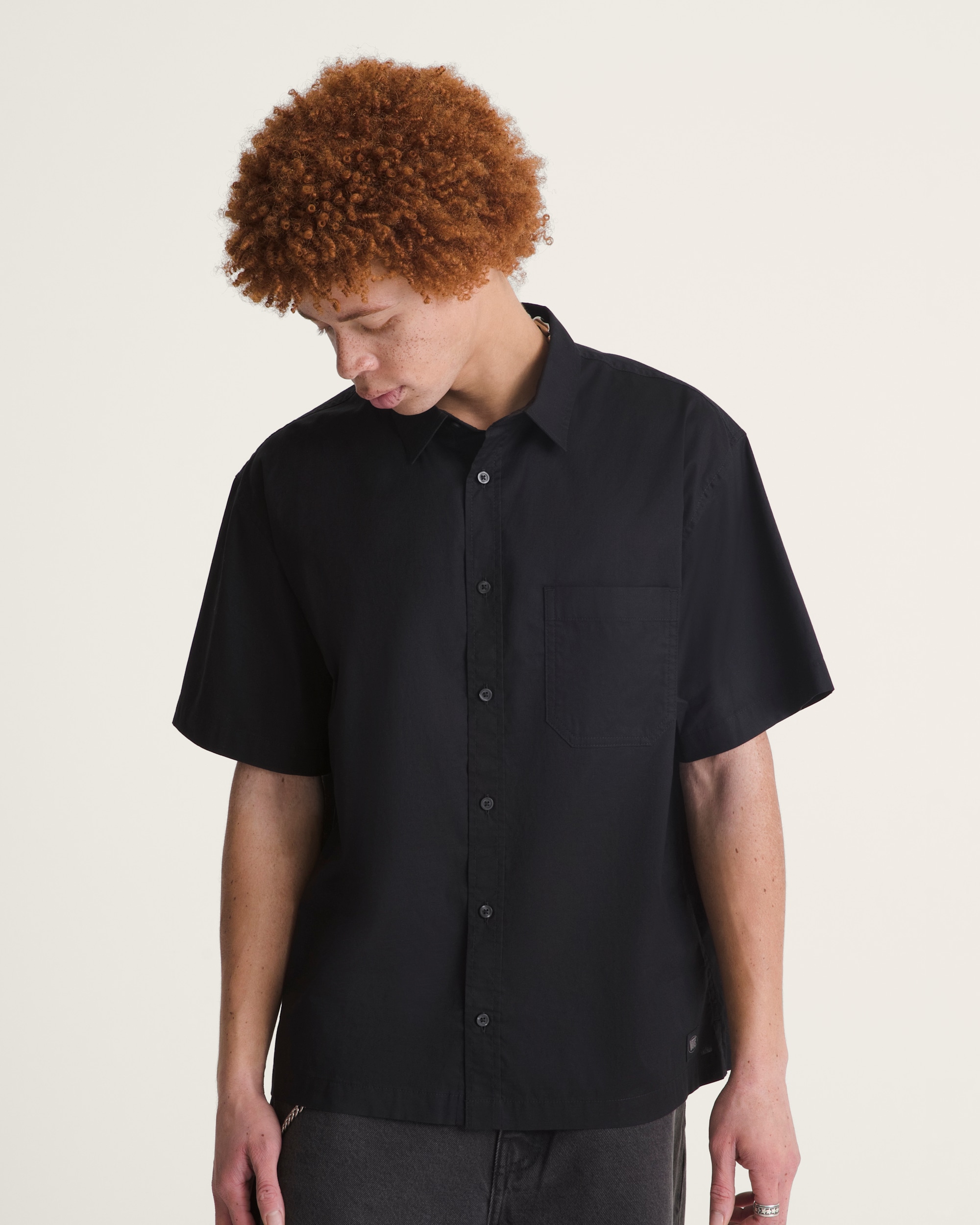 Larkspur Solid Shirt VANS Black ALT2
