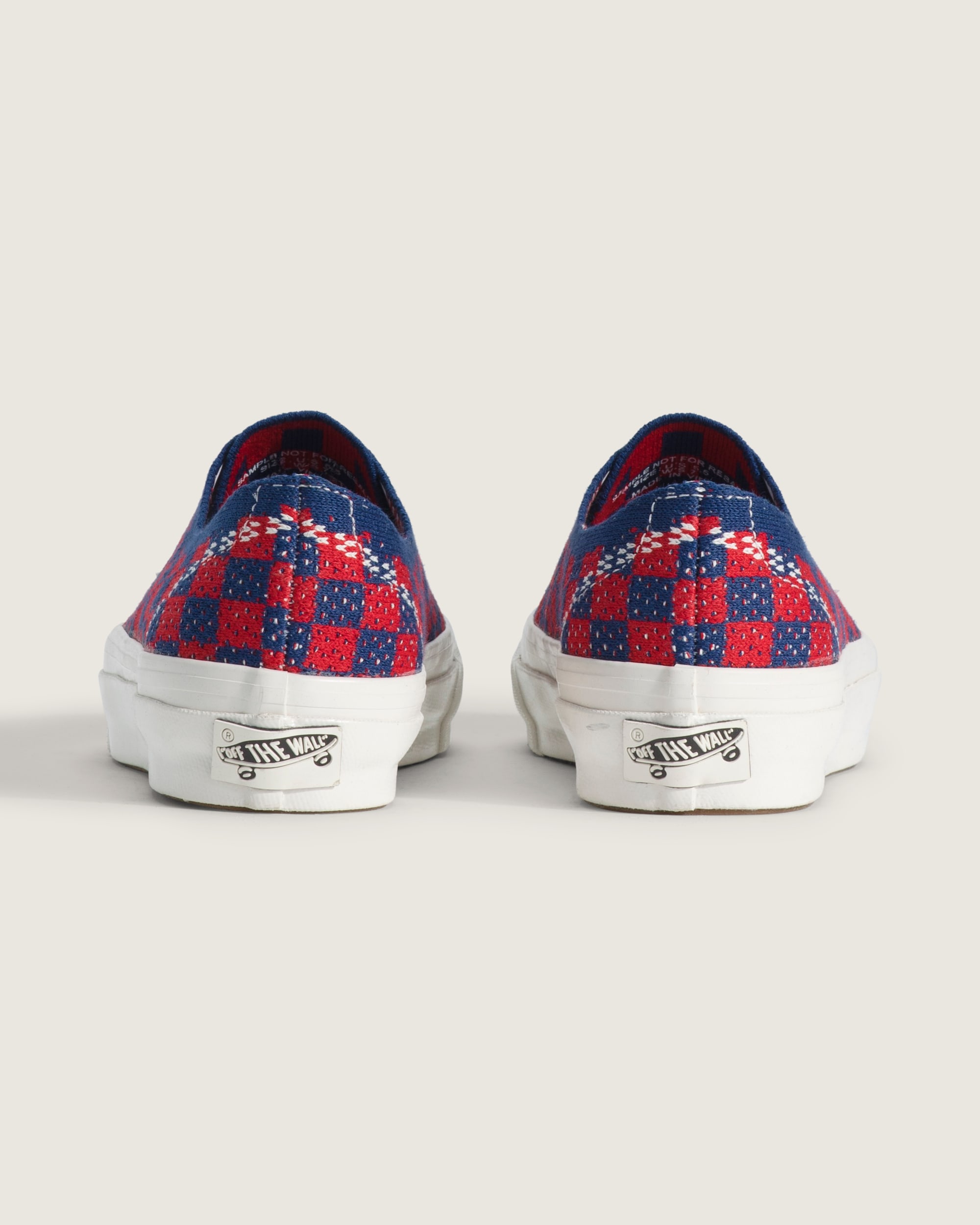 Premium Authentic Checkerboard Shoe VANS Checkerboard Red  Blue ALT3