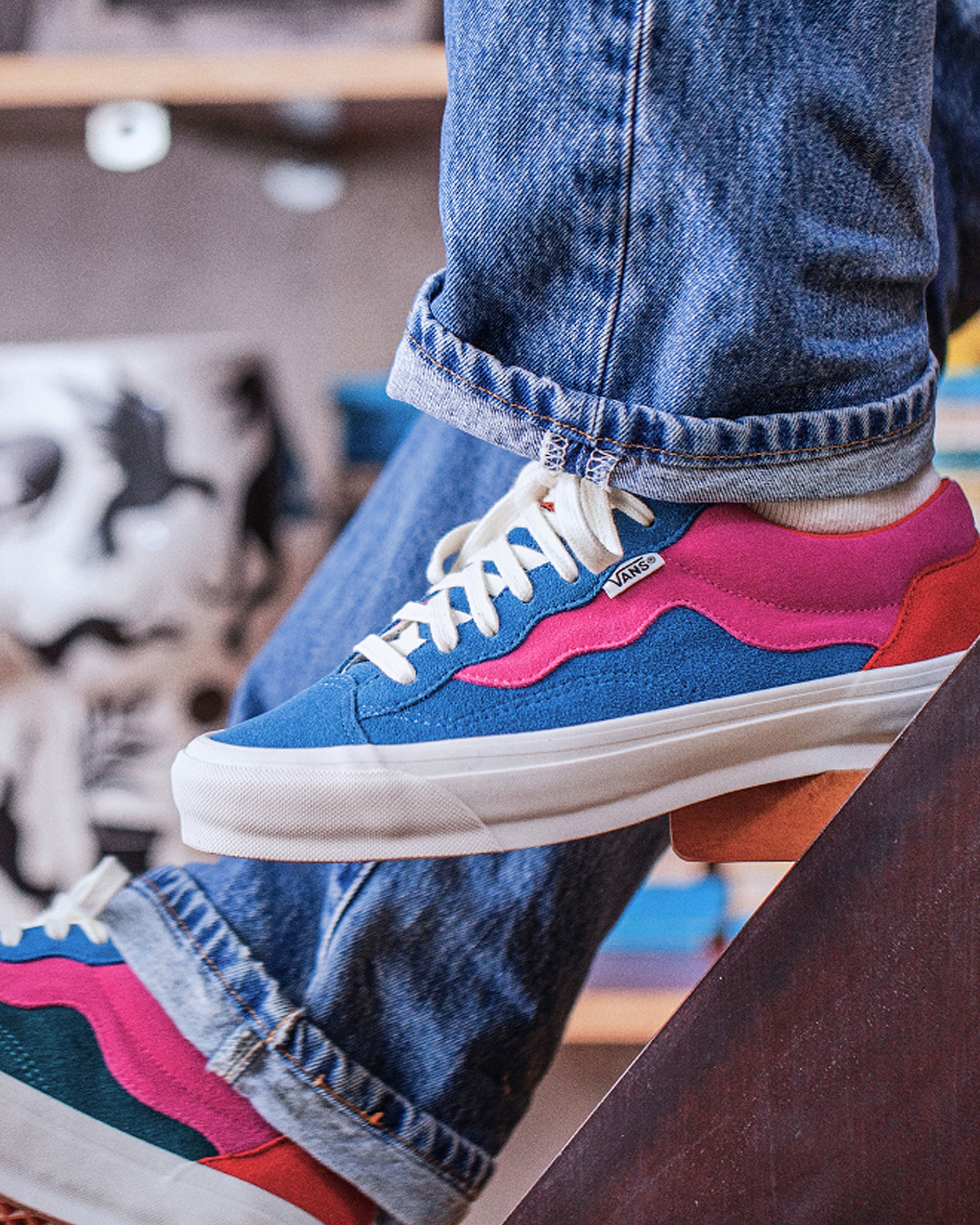 OTW by Vans X Parra Old Skool 36 in Parra Midnight/Carmine | Vans