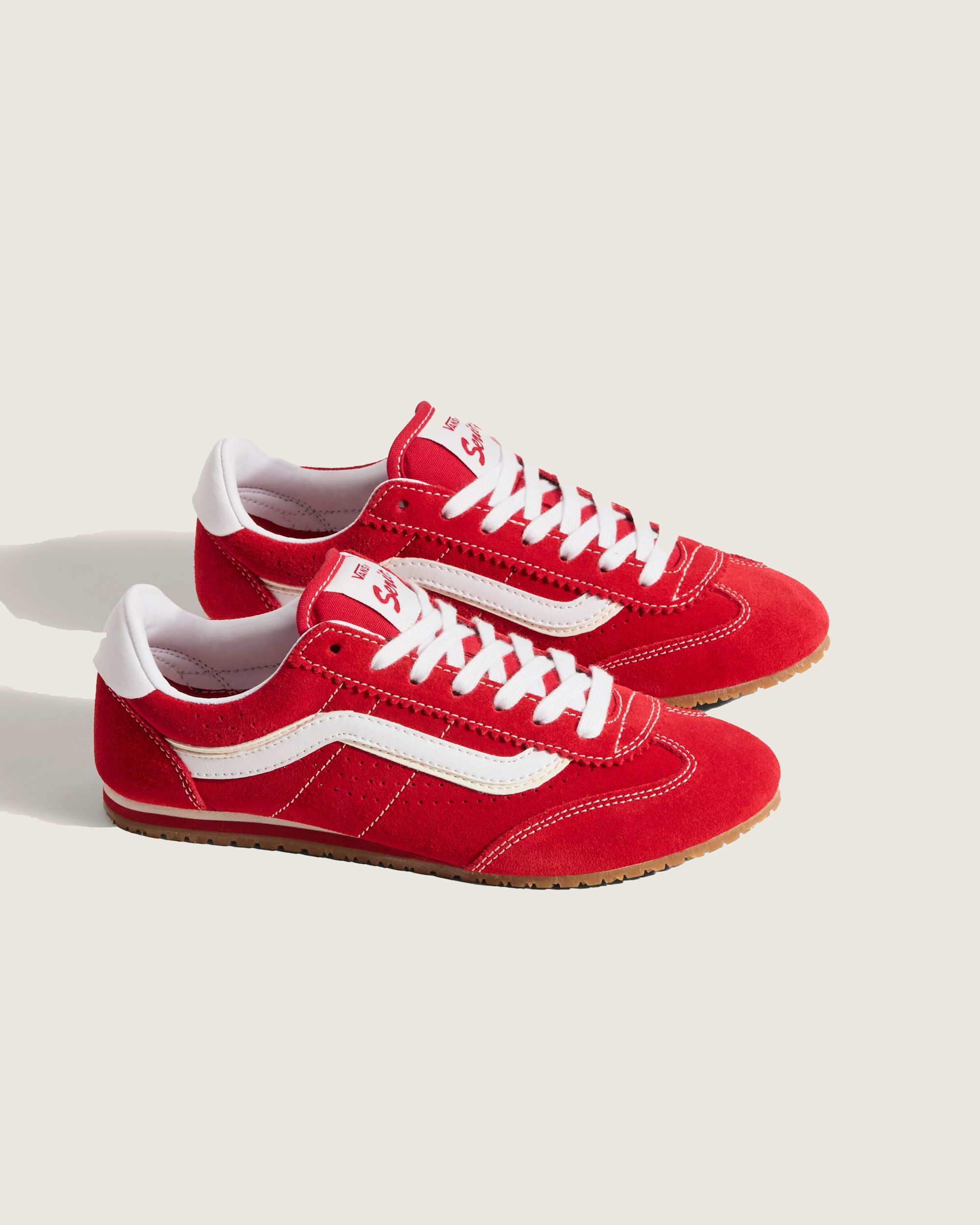 Big Kids Super Lowpro Shoe VANS Racing Red ALT1