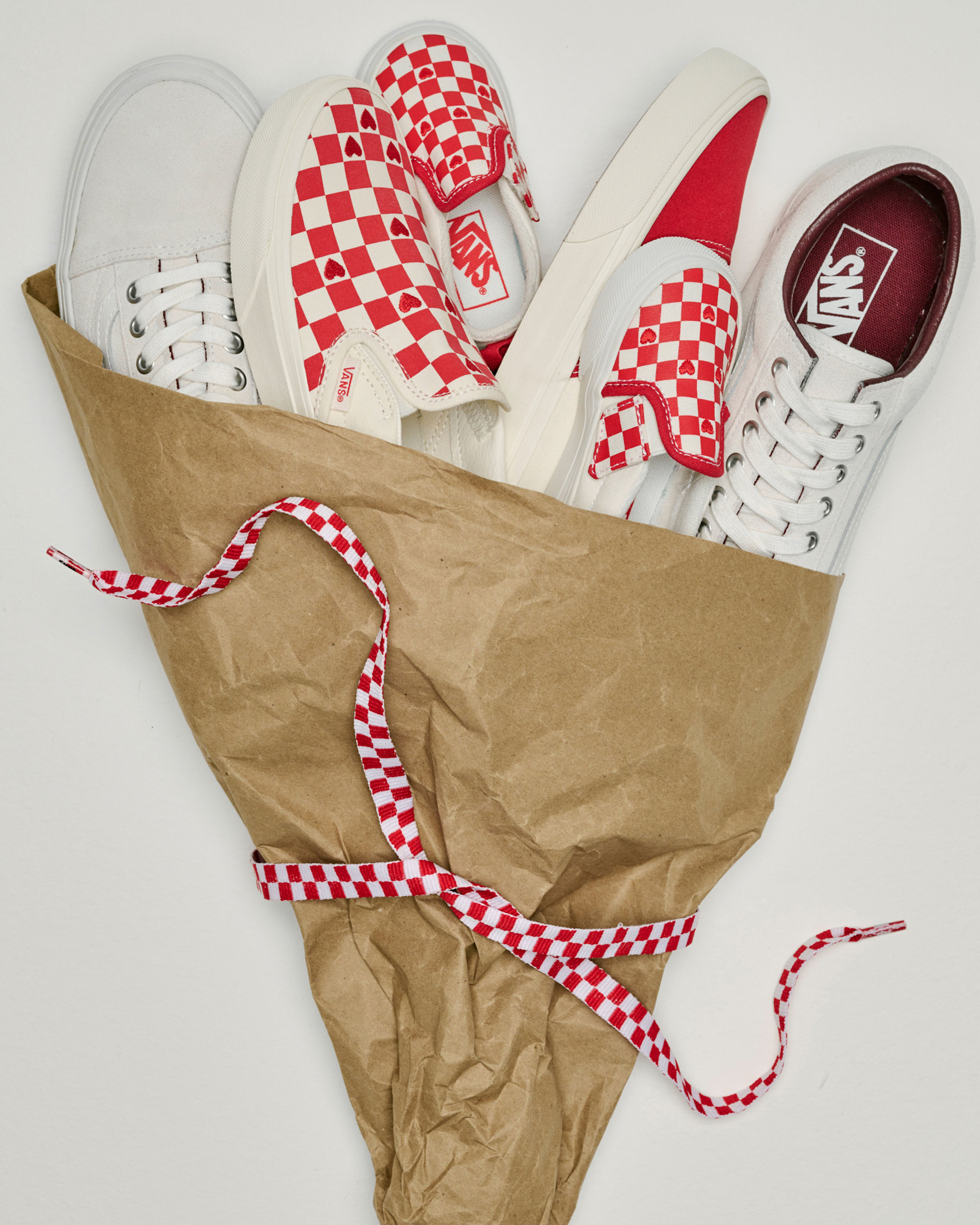Classic SlipOn Checkerboard Shoe VANS Checkerboard Racing Red ALT6