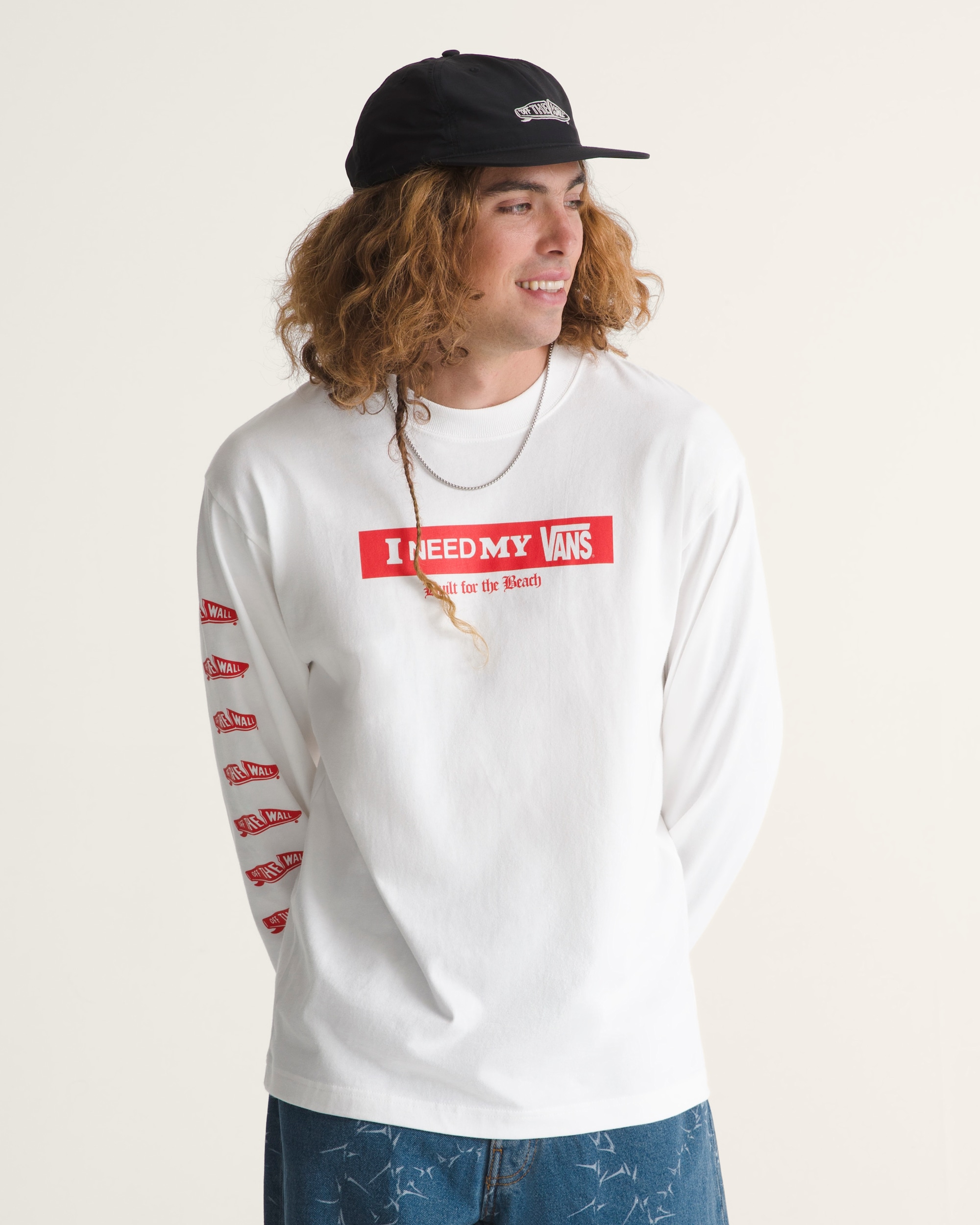 I Need My Long Sleeve TShirt VANS White ALT3