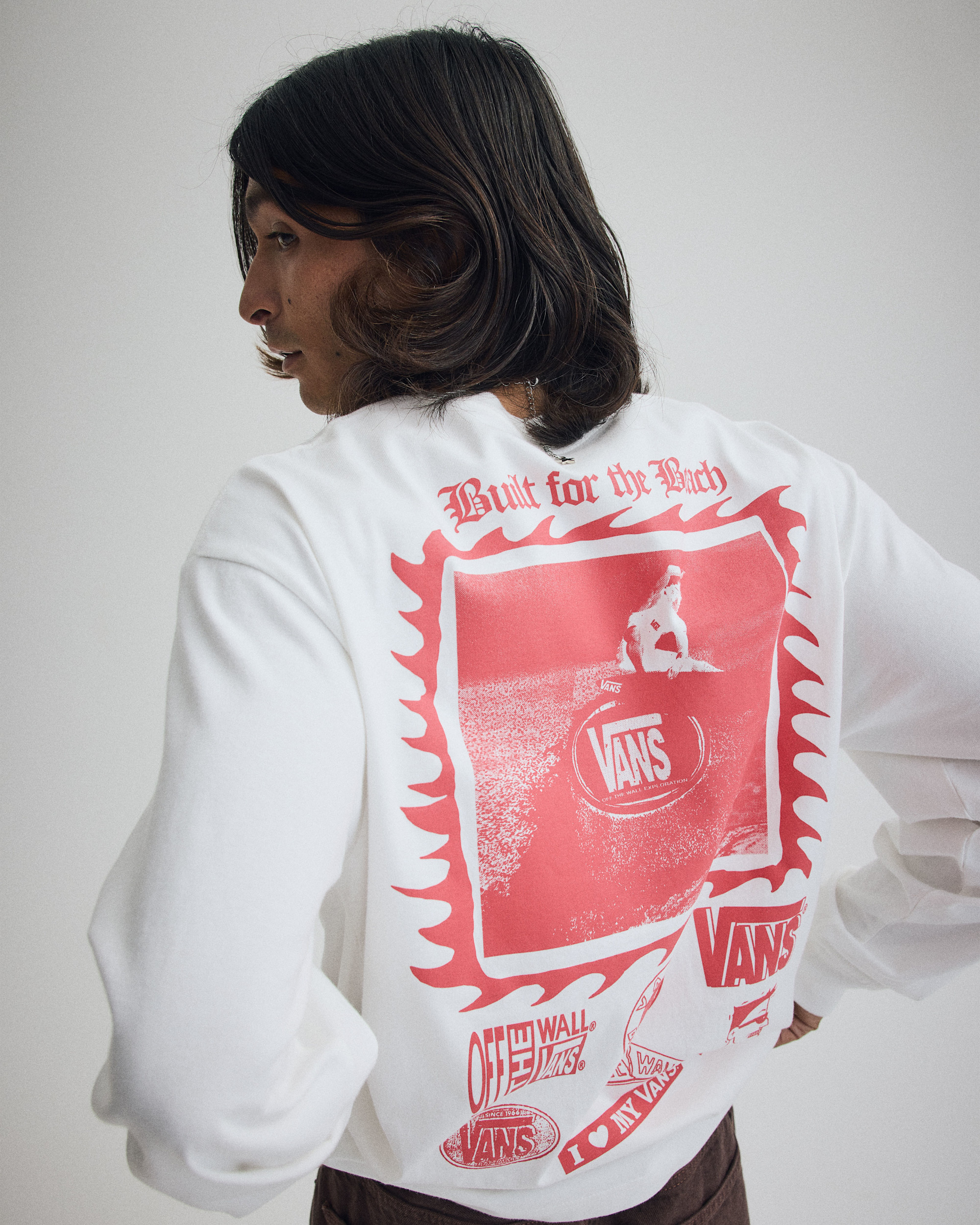 I Need My Long Sleeve TShirt VANS White HERO