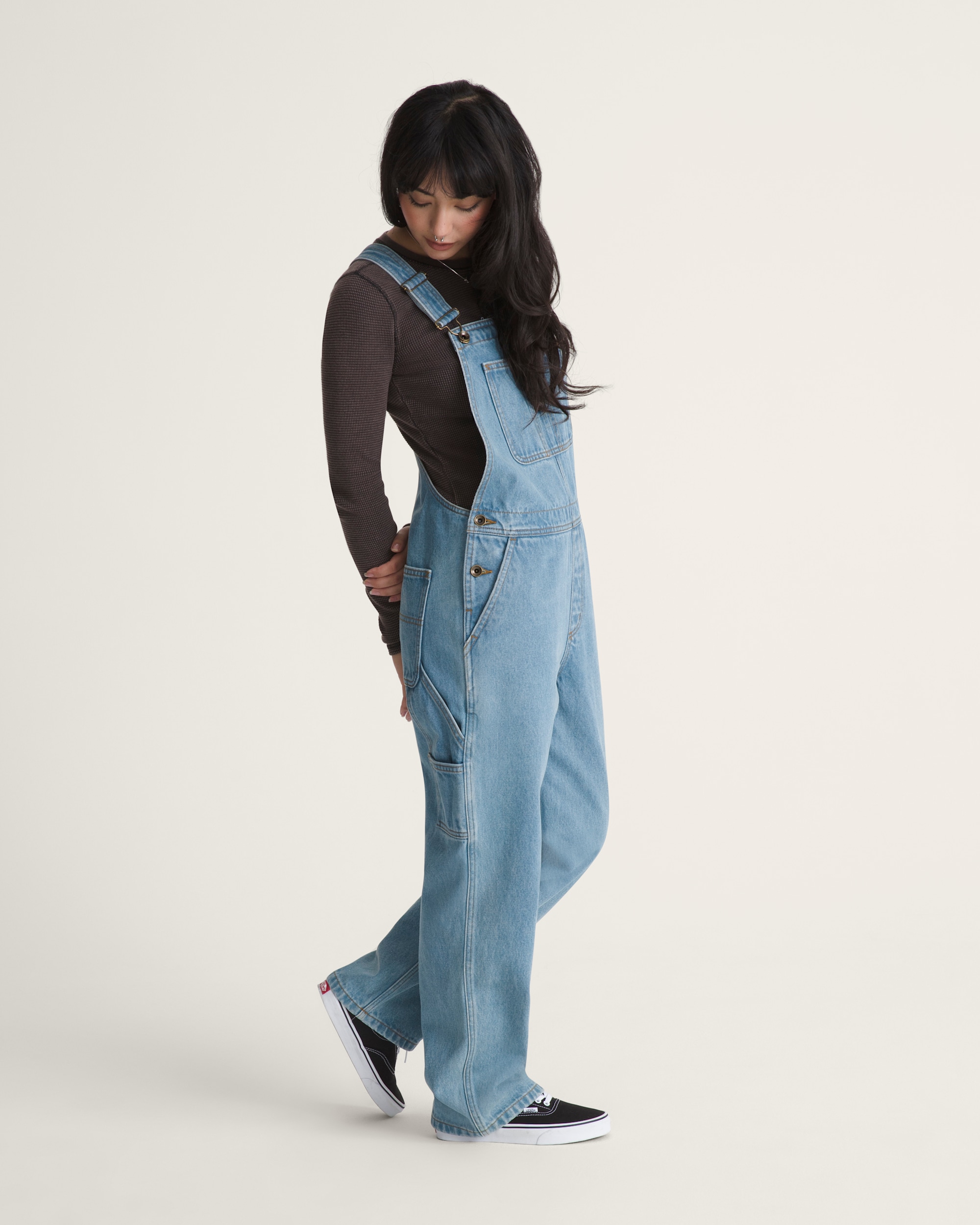 Chore Denim Overall VANS Stonewash Blue ALT5