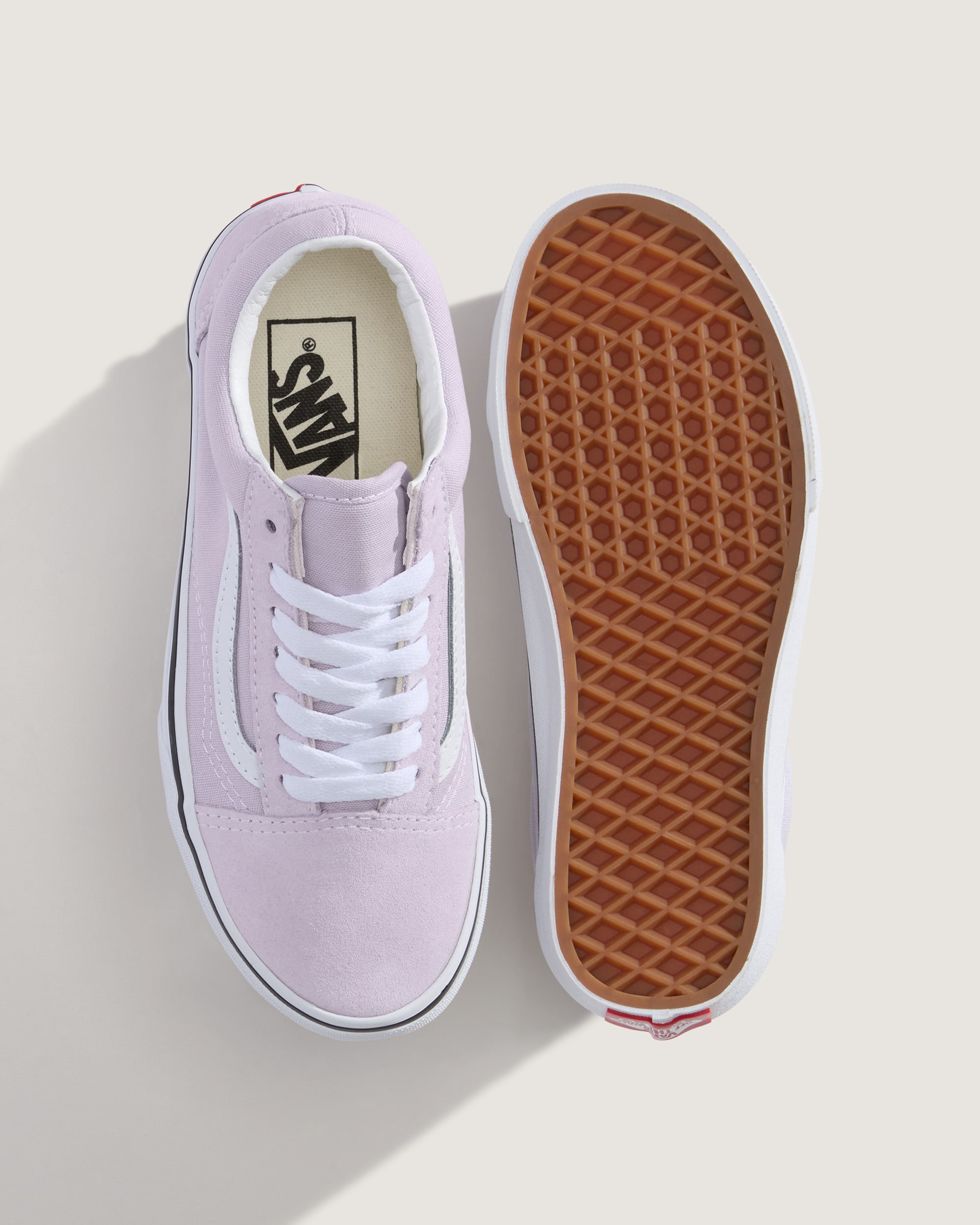 Big Kids Old Skool Shoe VANS Lilac Mist Purple ALT2