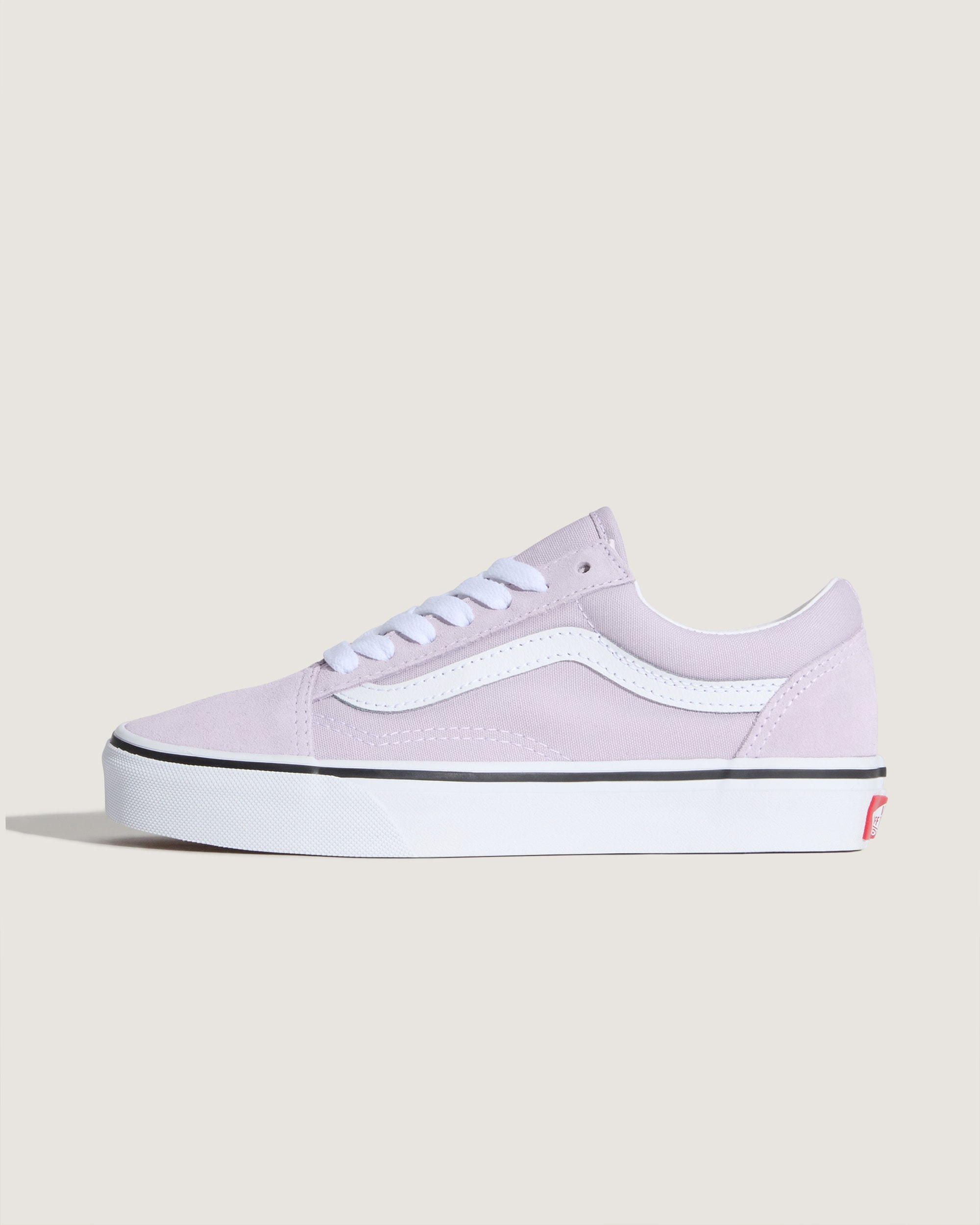 Big Kids Old Skool Shoe VANS Lilac Mist Purple HERO