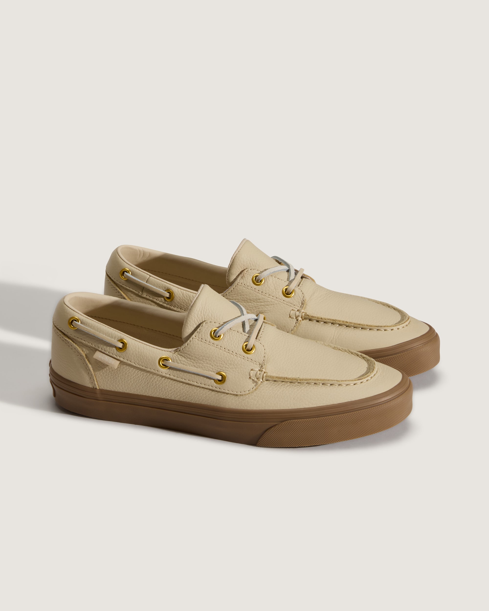 2Eyelet Boat Shoe VANS LEATHER TAN ALT1