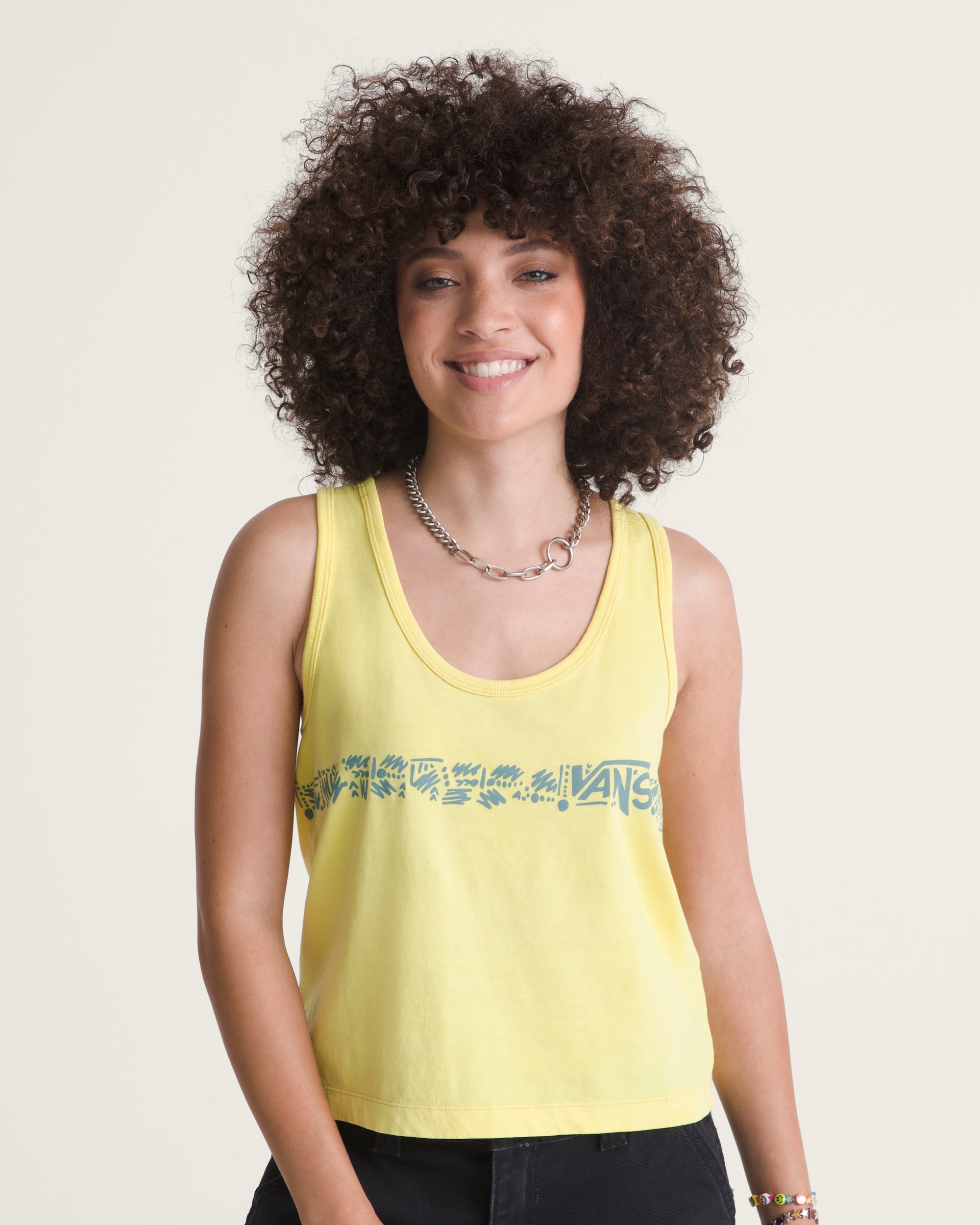 Sunny Daze 66 Tank Top VANS Faded Yellow HERO