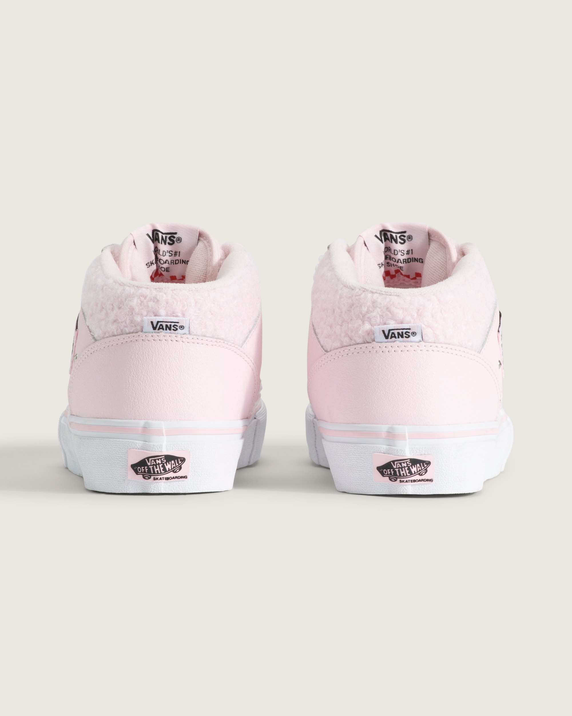 Skate Half Cab Shoe VANS Pink  White ALT3