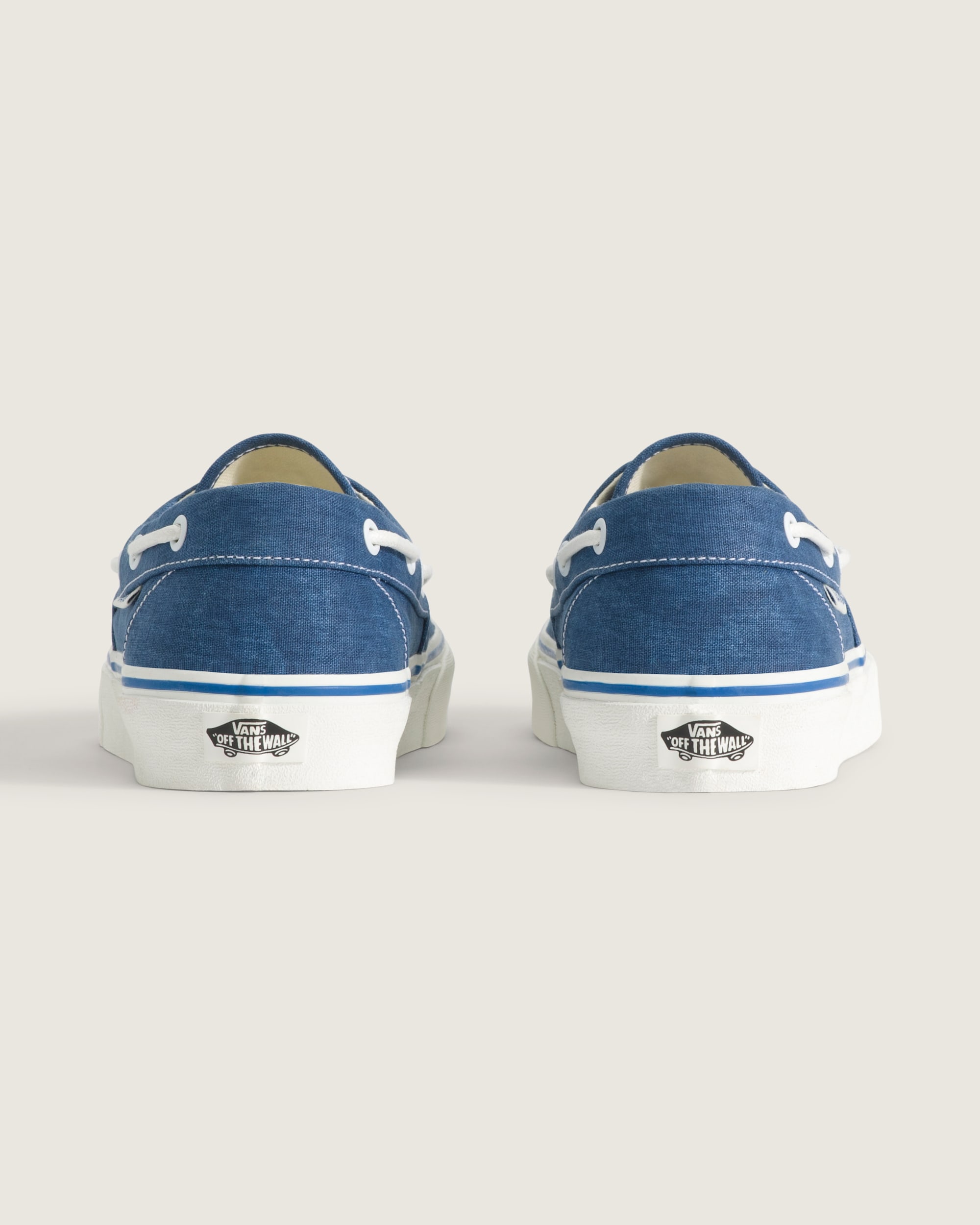 Authentic Boat Shoe VANS Navy Blue  Marshmallow White ALT3