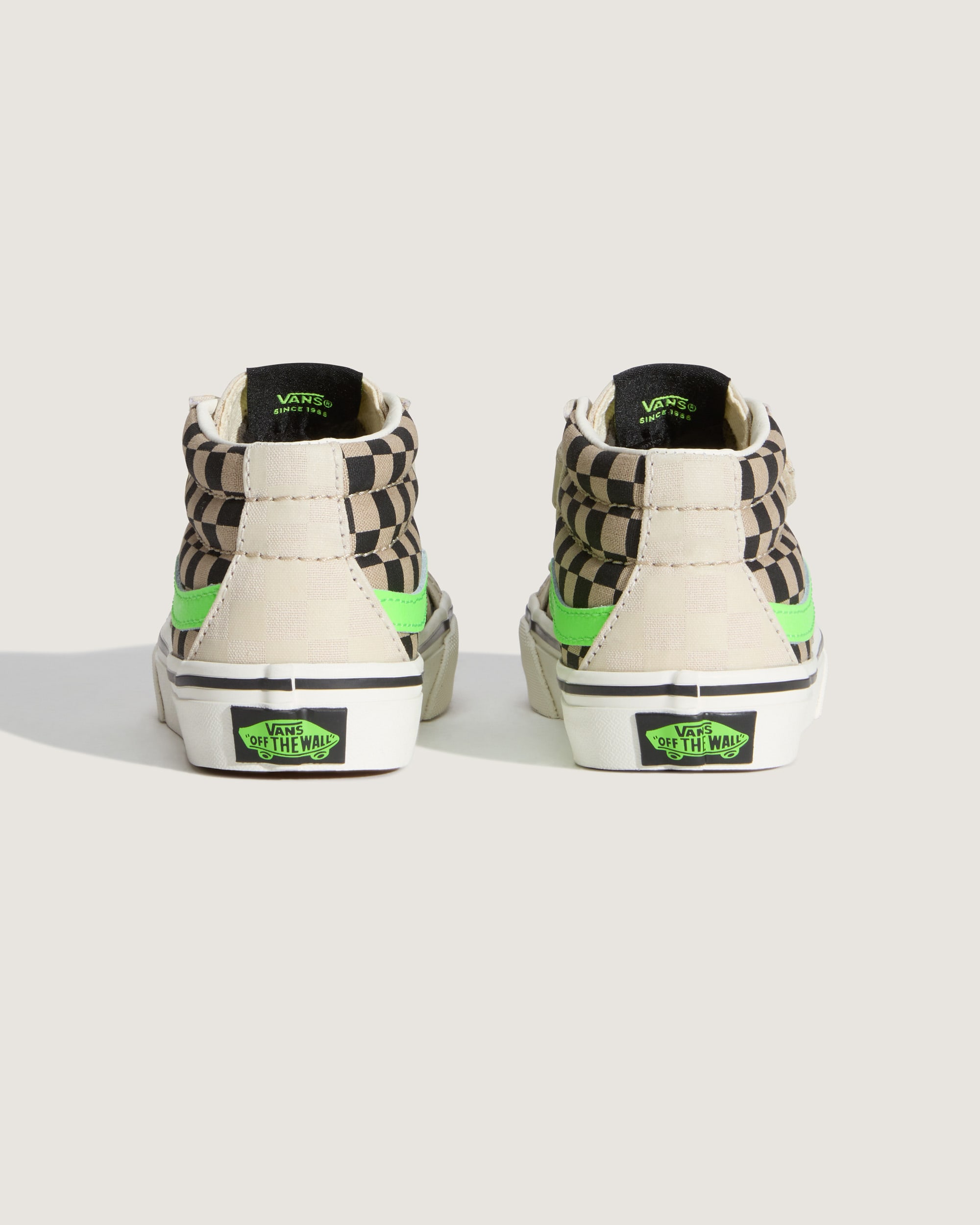 Little Kids Sk8Mid V Shoe VANS GlowintheDark Taupe Mist Grey ALT3