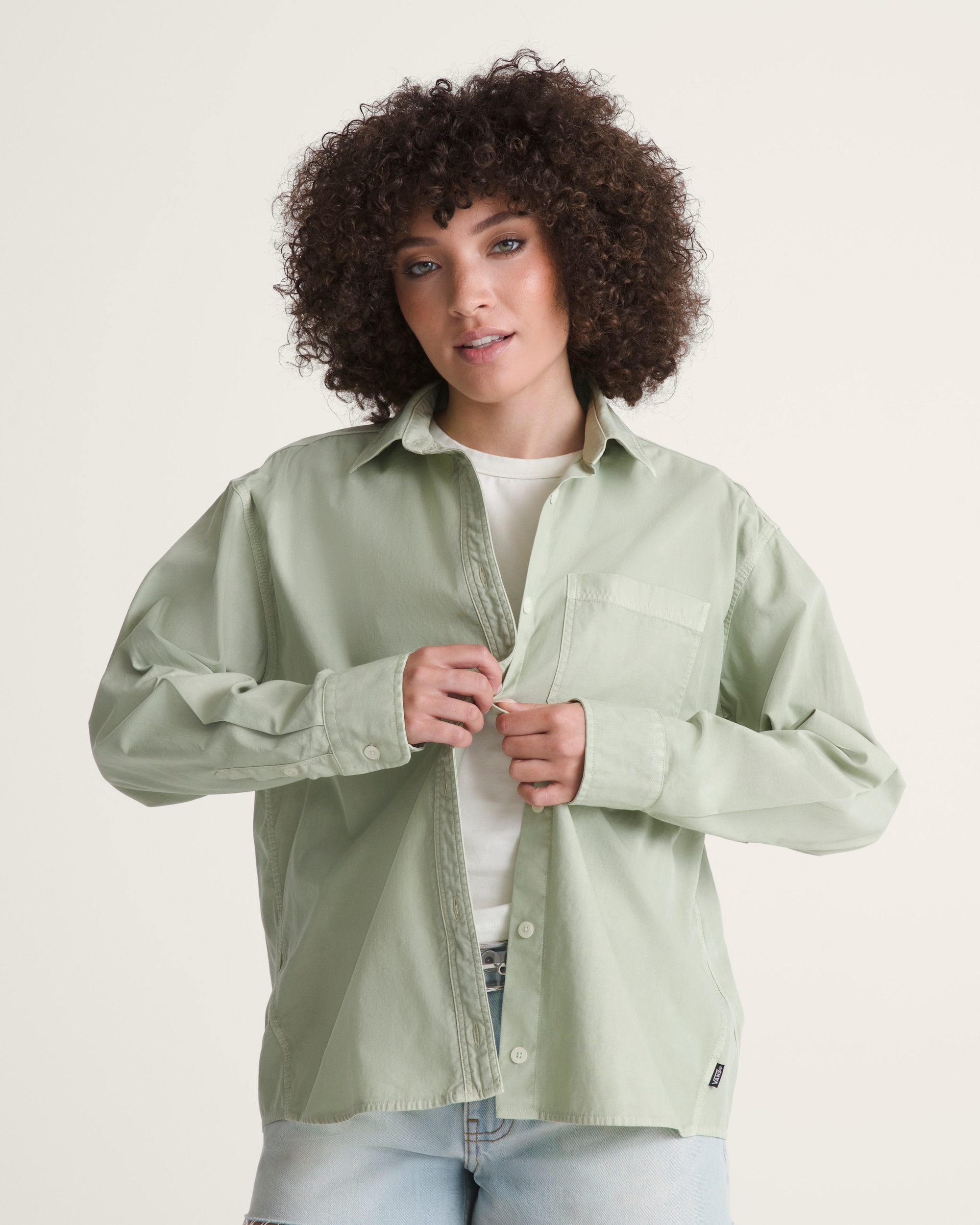Utility Shirt VANS Soft Sage Green ALT3