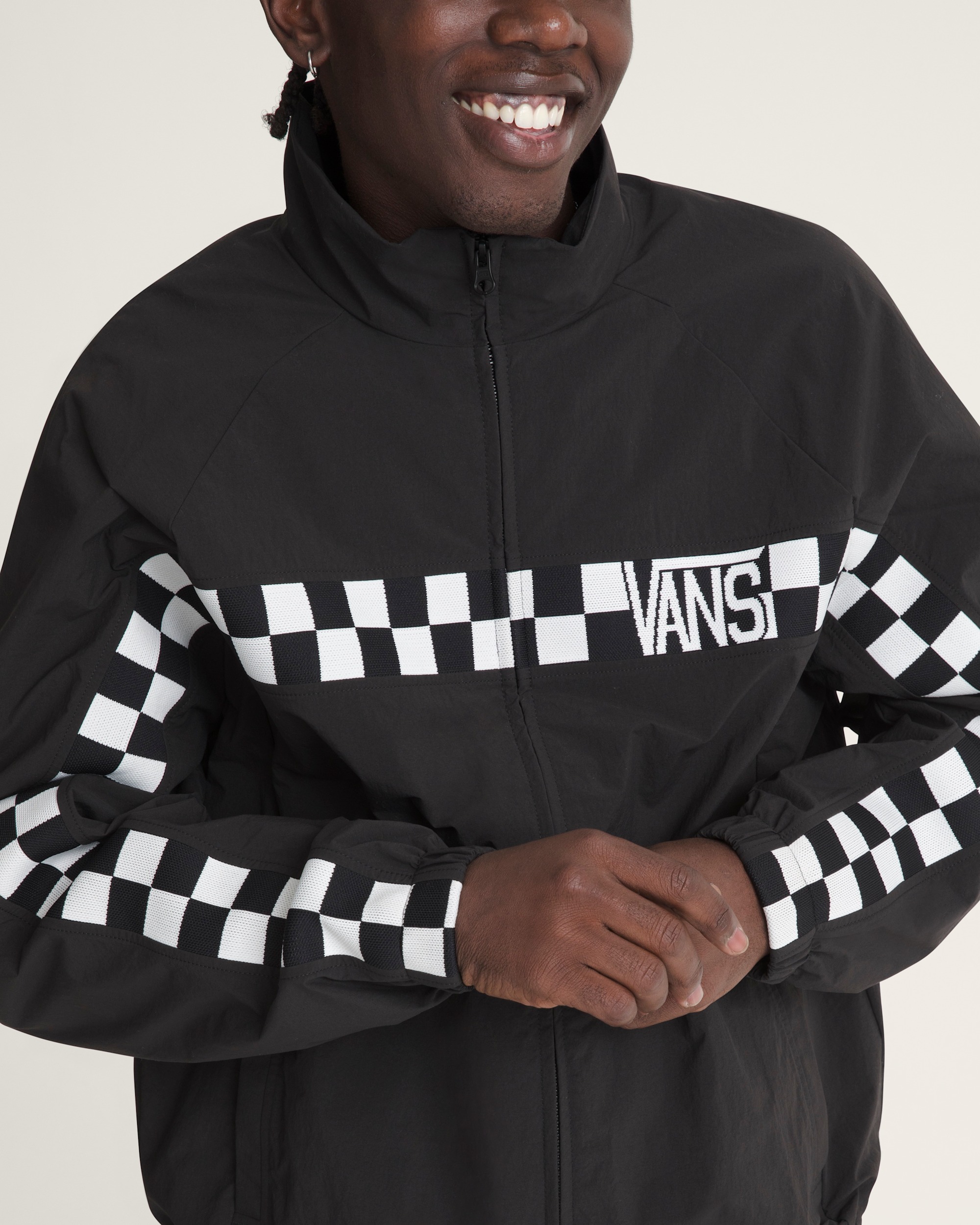 Ronnie Track Jacket in Black | Vans