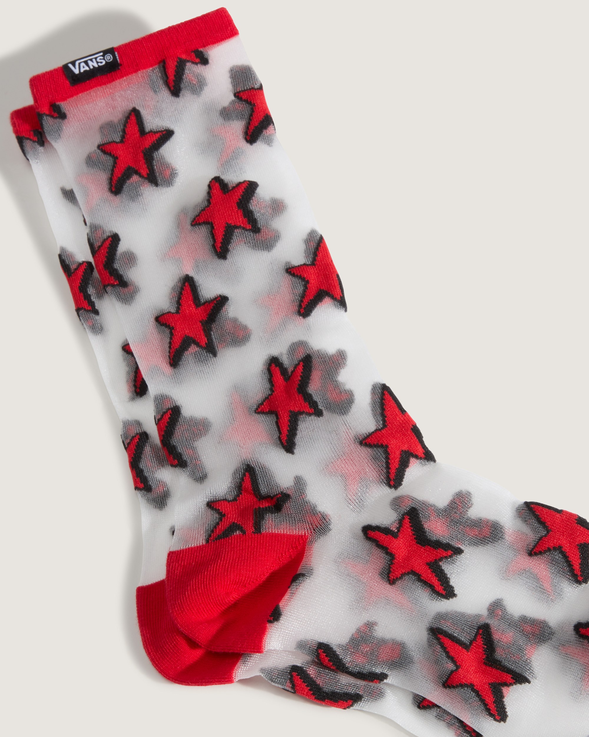 Hazy Sheer Crew VANS Racing Red ALT2