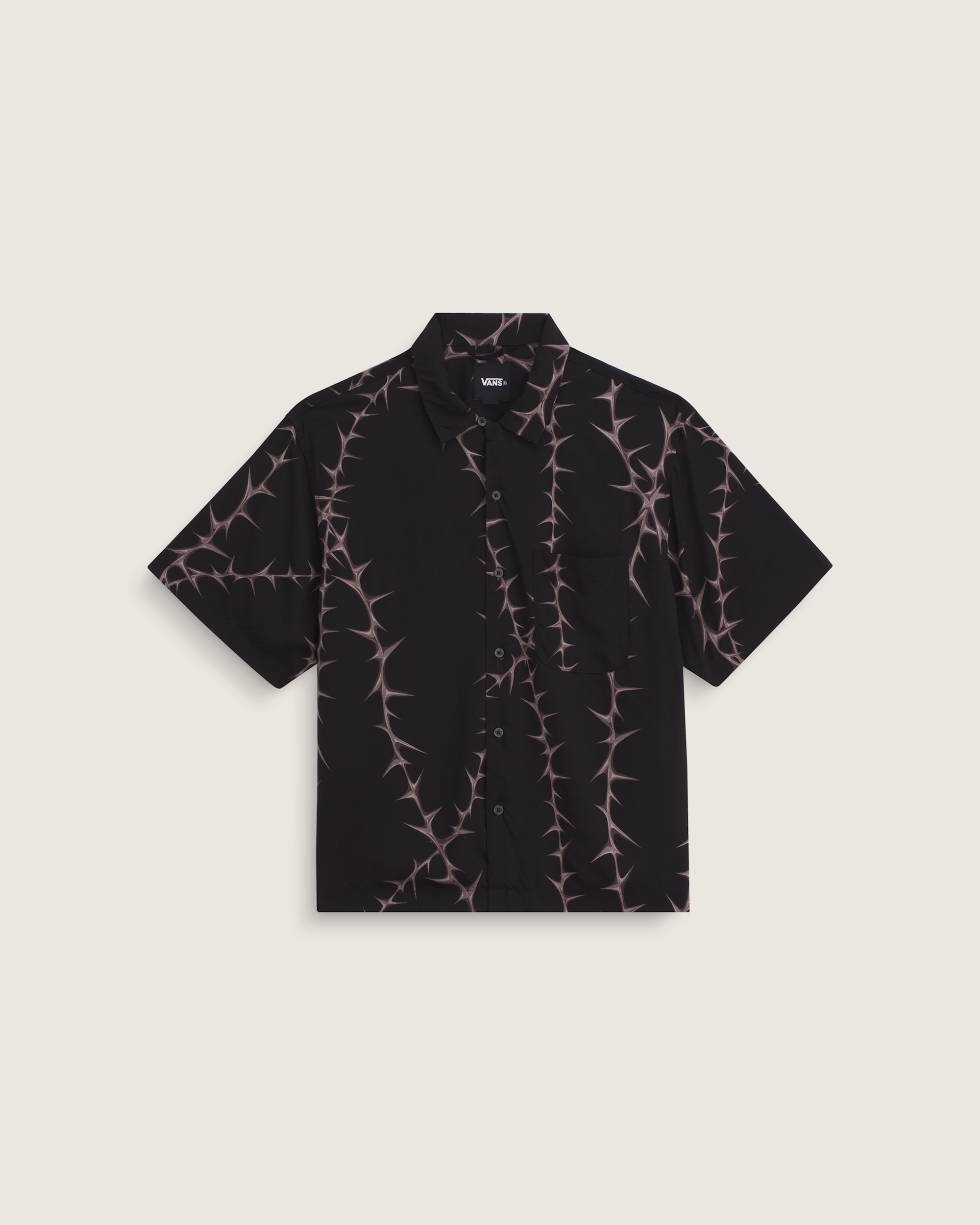 Van Doren Printed Camp Shirt VANS Black HERO