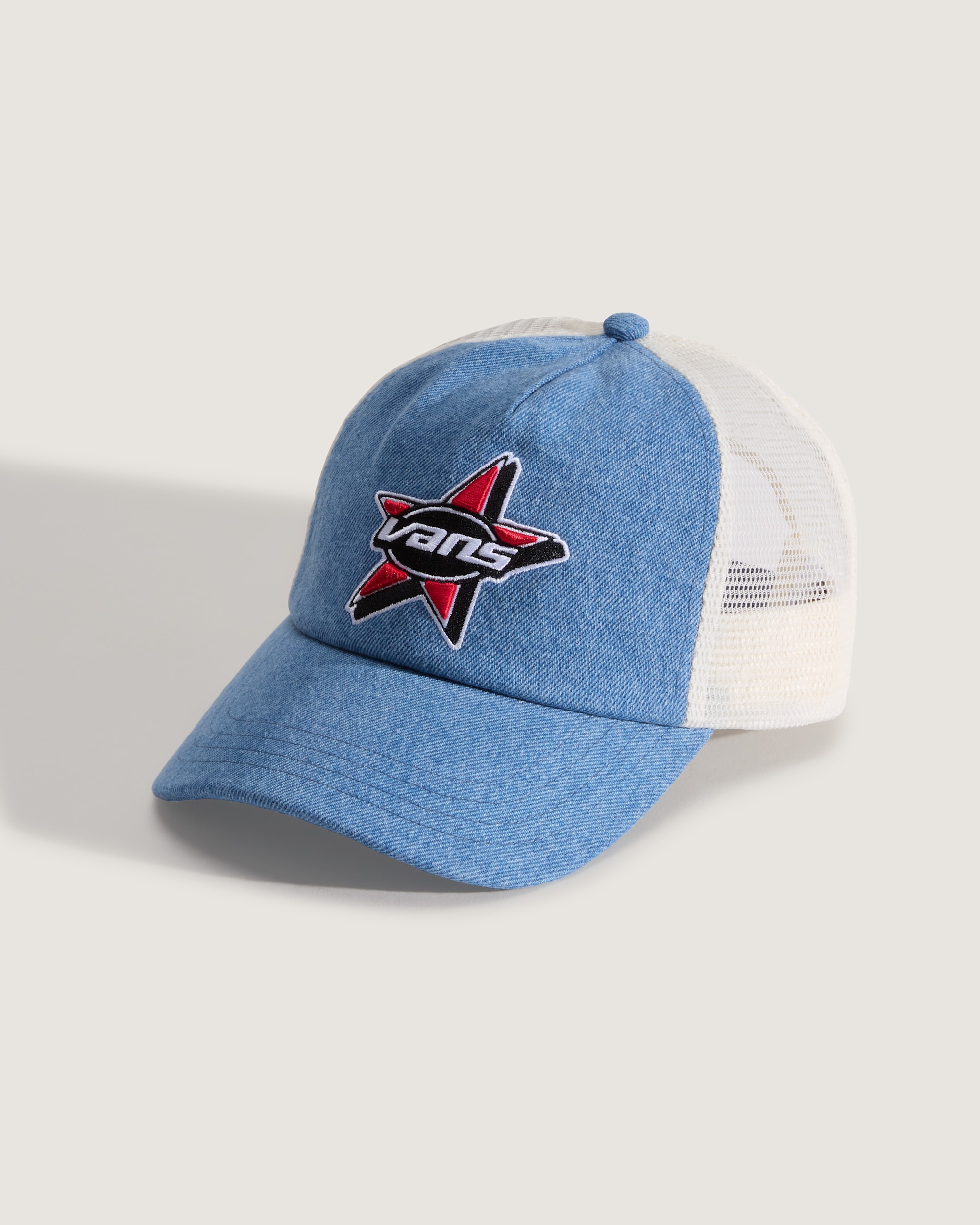 Marked Jockey Trucker Hat VANS Stonewash Blue HERO