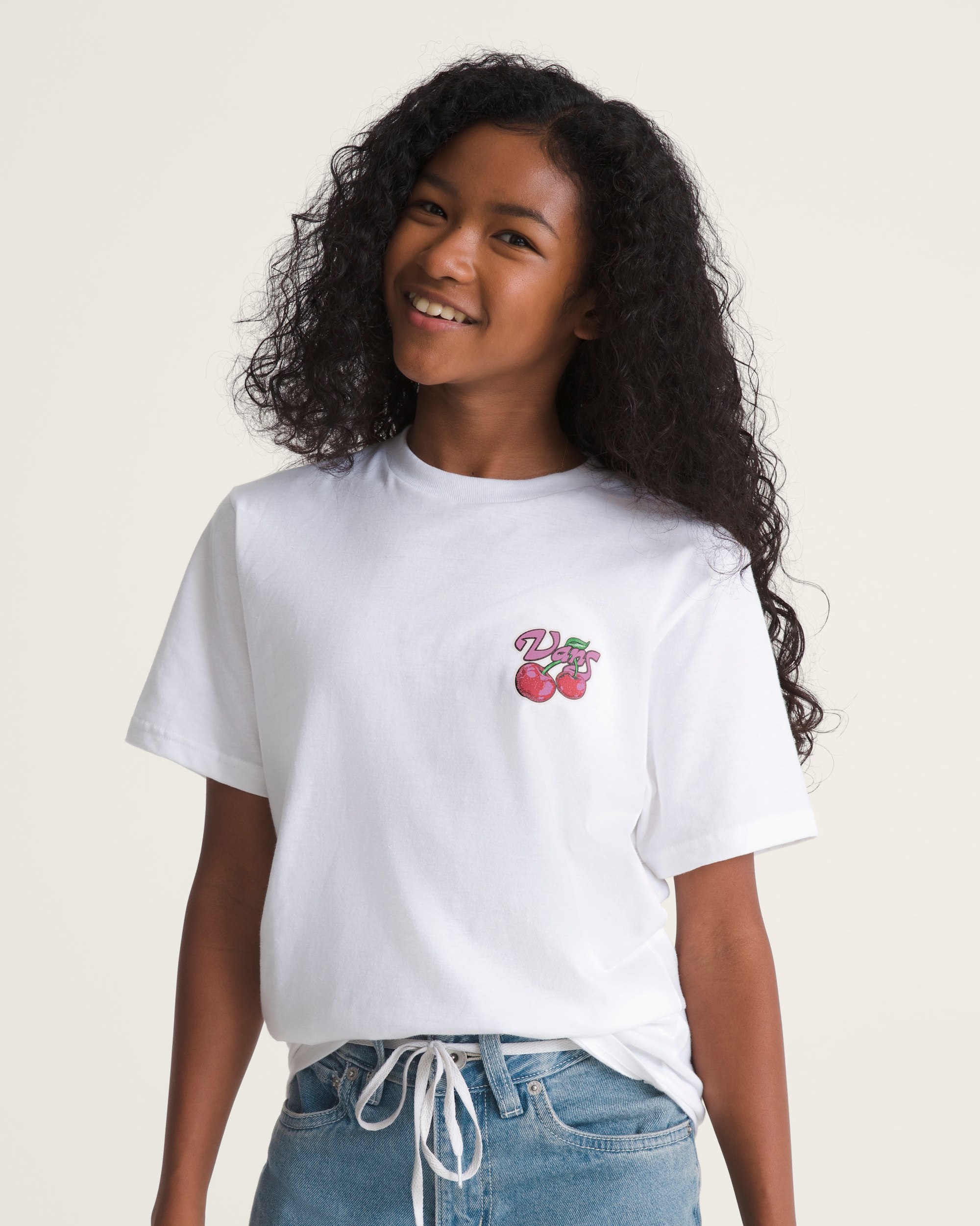 Kids Cherry Shack TShirt VANS White ALT2